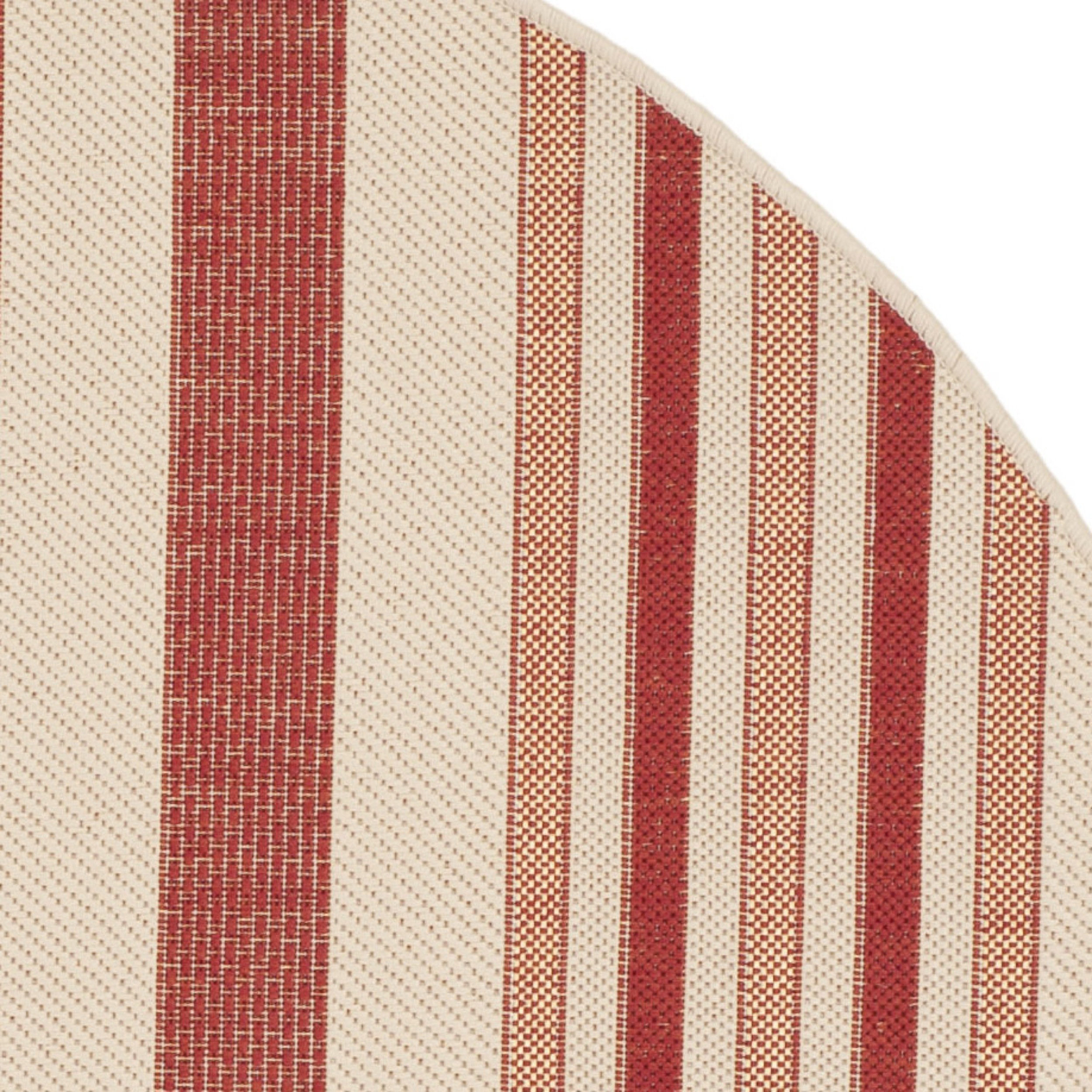 Charlton Home Schofield Beige / Red Indoor / Outdoor Area Rug & Reviews