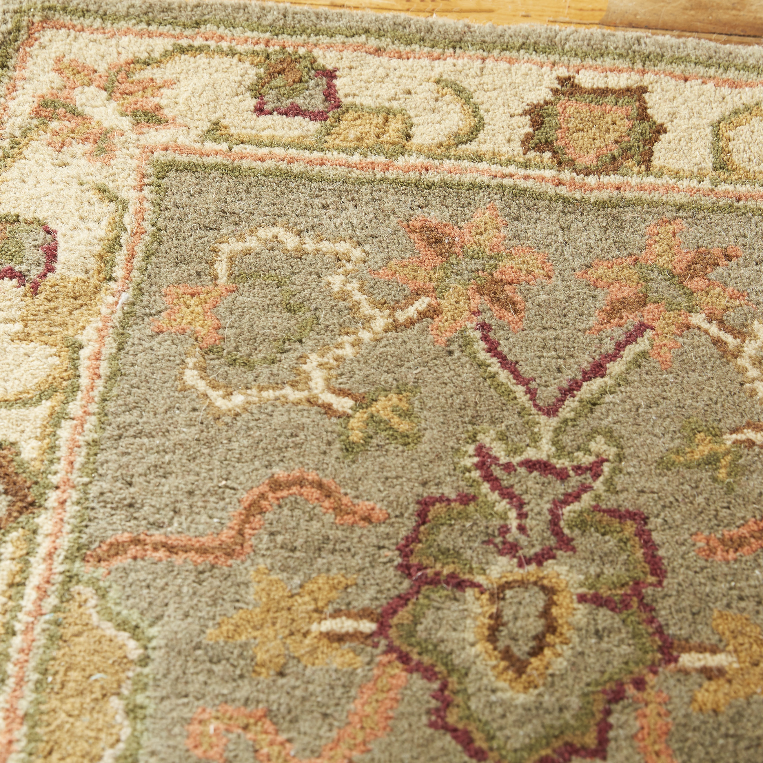 Charlton Home Cranmore Light Green & Beige Area Rug & Reviews Wayfair