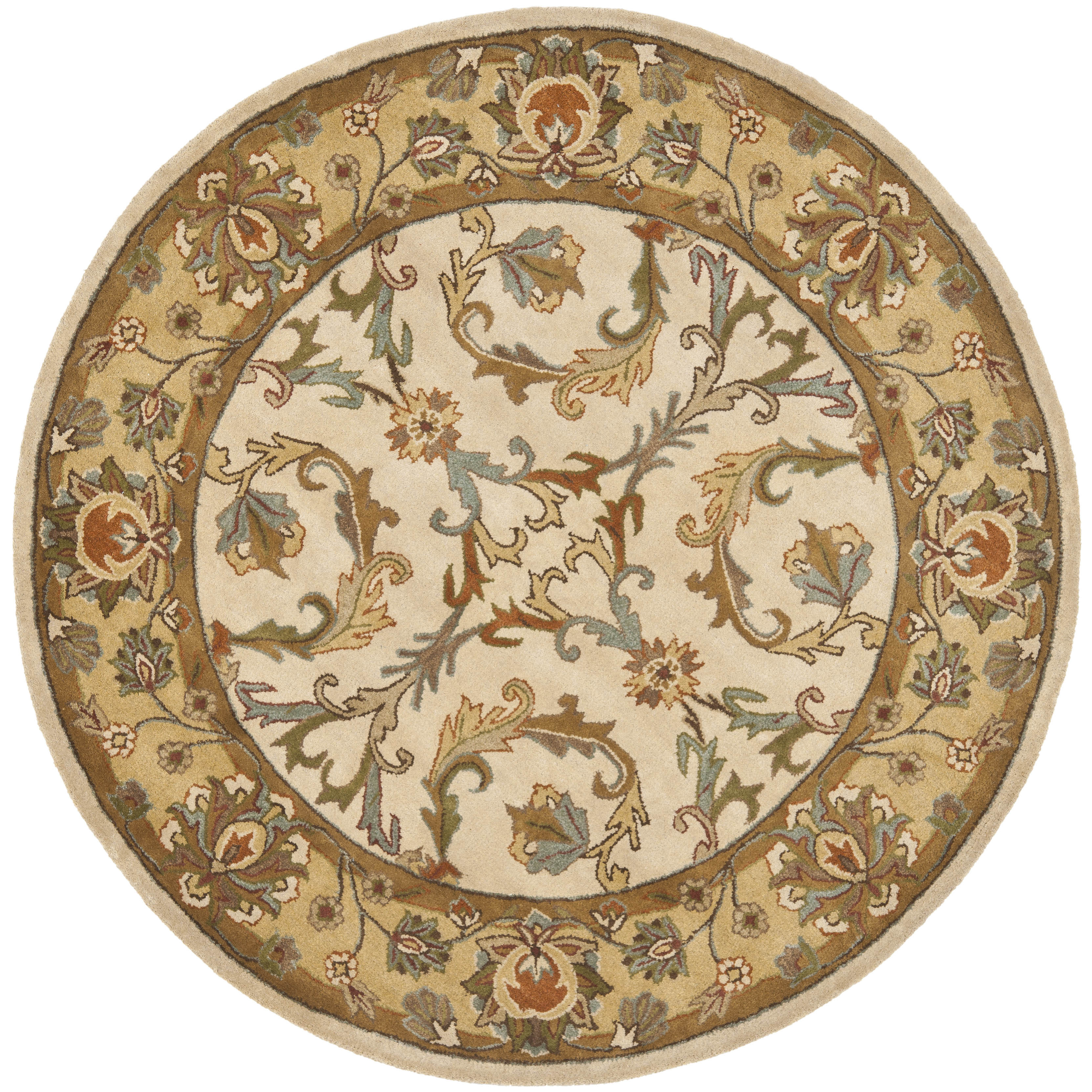 Charlton Home Cranmore Beige/Gold Area Rug & Reviews Wayfair