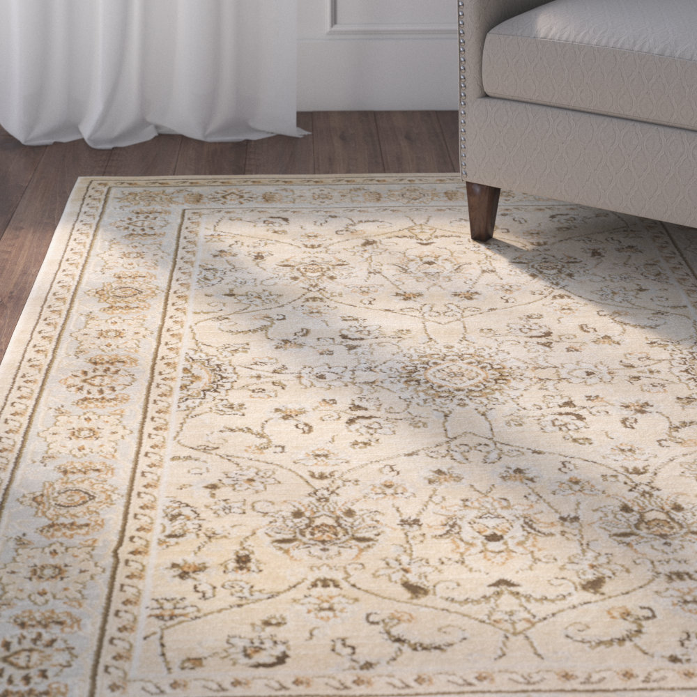 Charlton Home Lavelle Ivory Area Rug & Reviews Wayfair