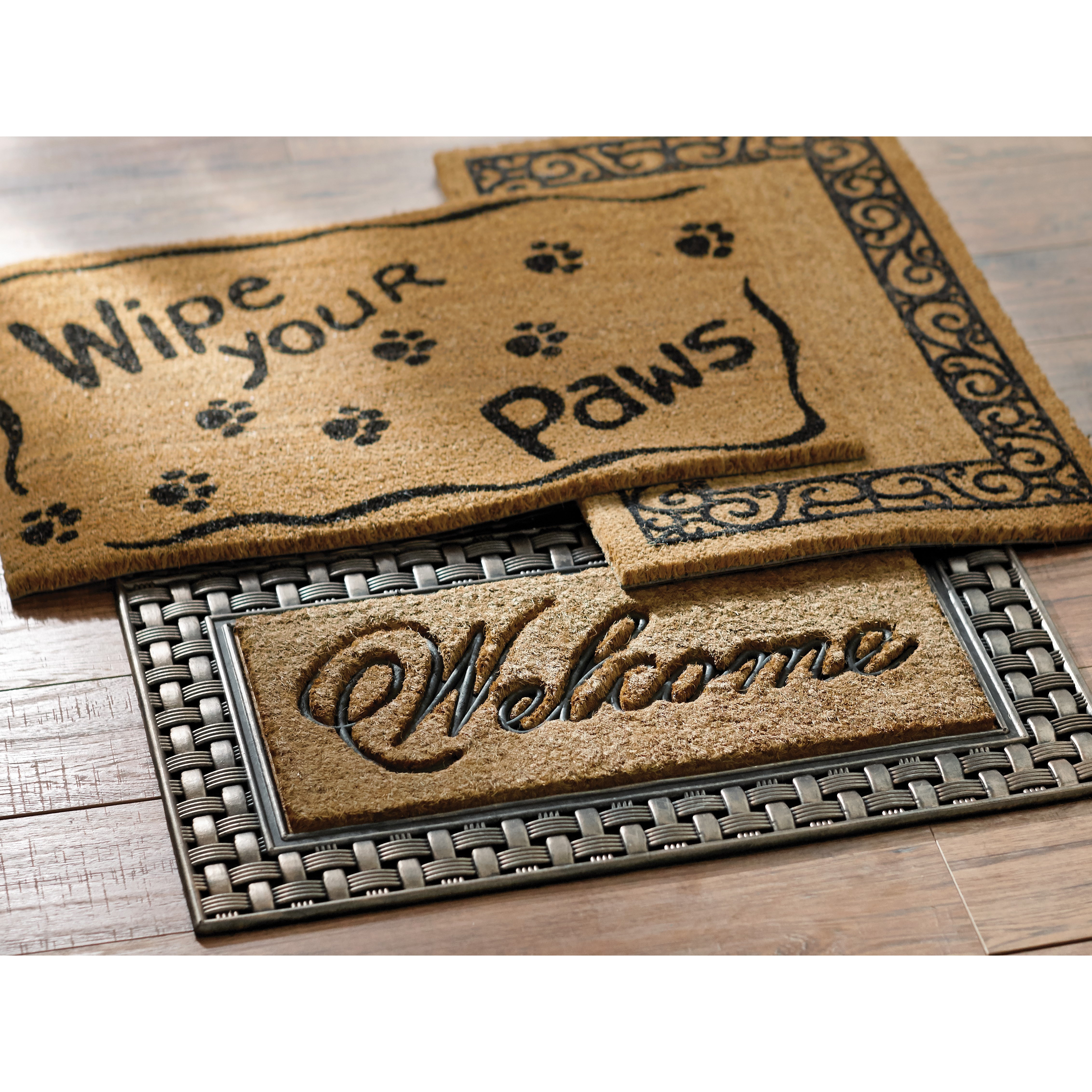 Varick Gallery Ruff Life Wipe Your Paws Doormat & Reviews Wayfair