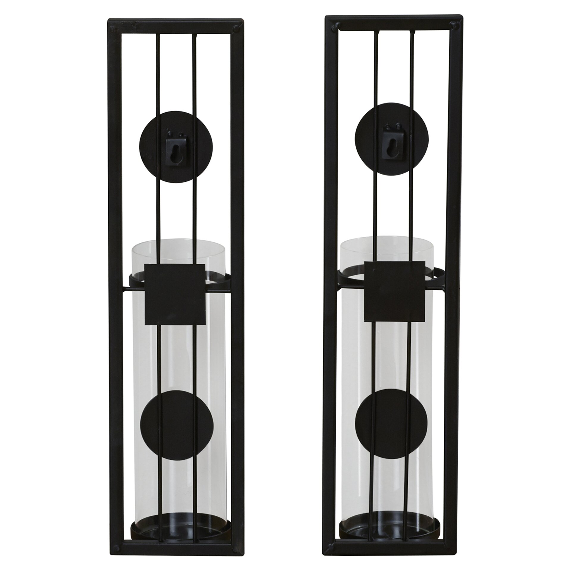 Brayden Studio Contemporary Wall Sconce Candle Holder ...