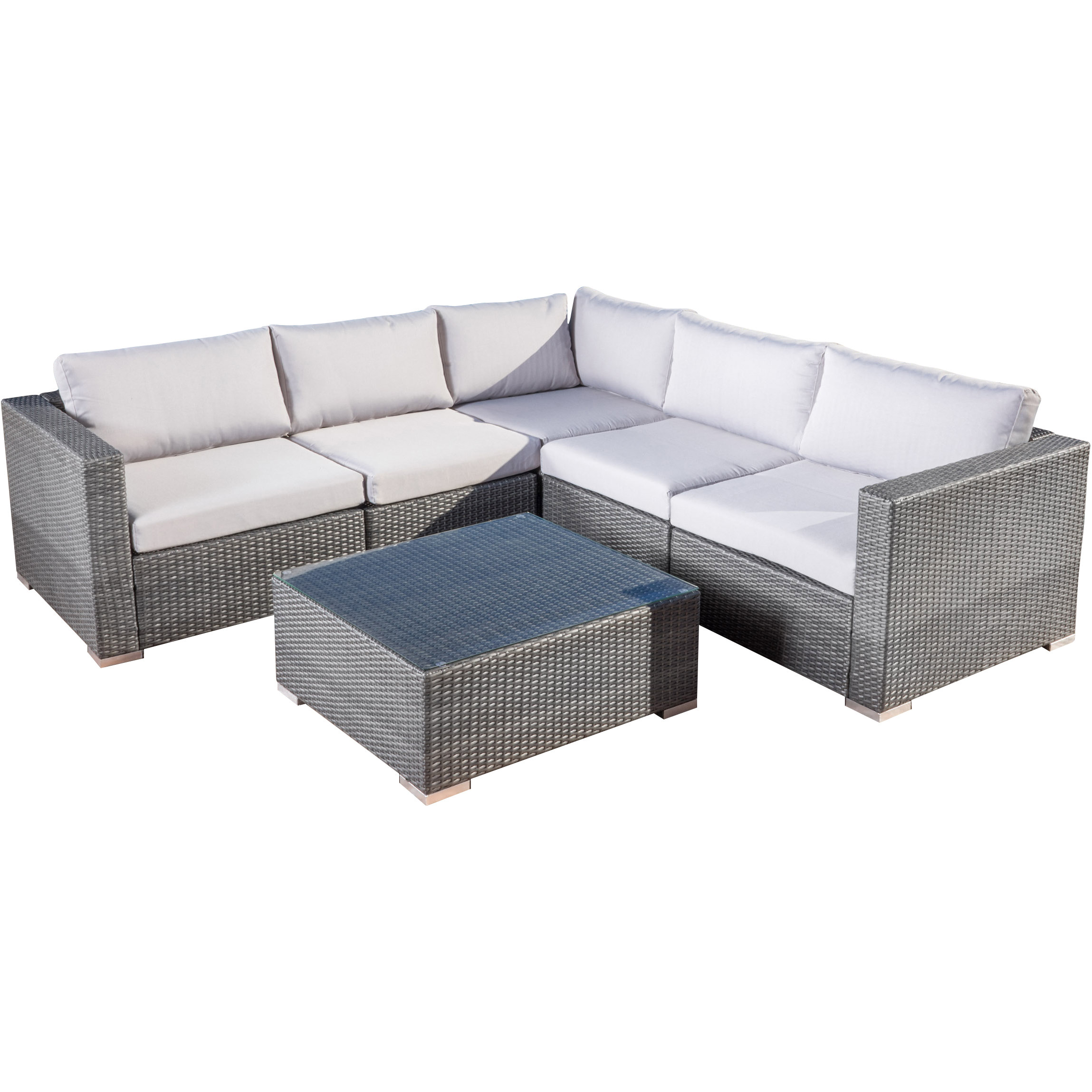 Brayden Studio Murillo 6 Piece Sectional Seating Group with Cushions & Reviews Wayfair