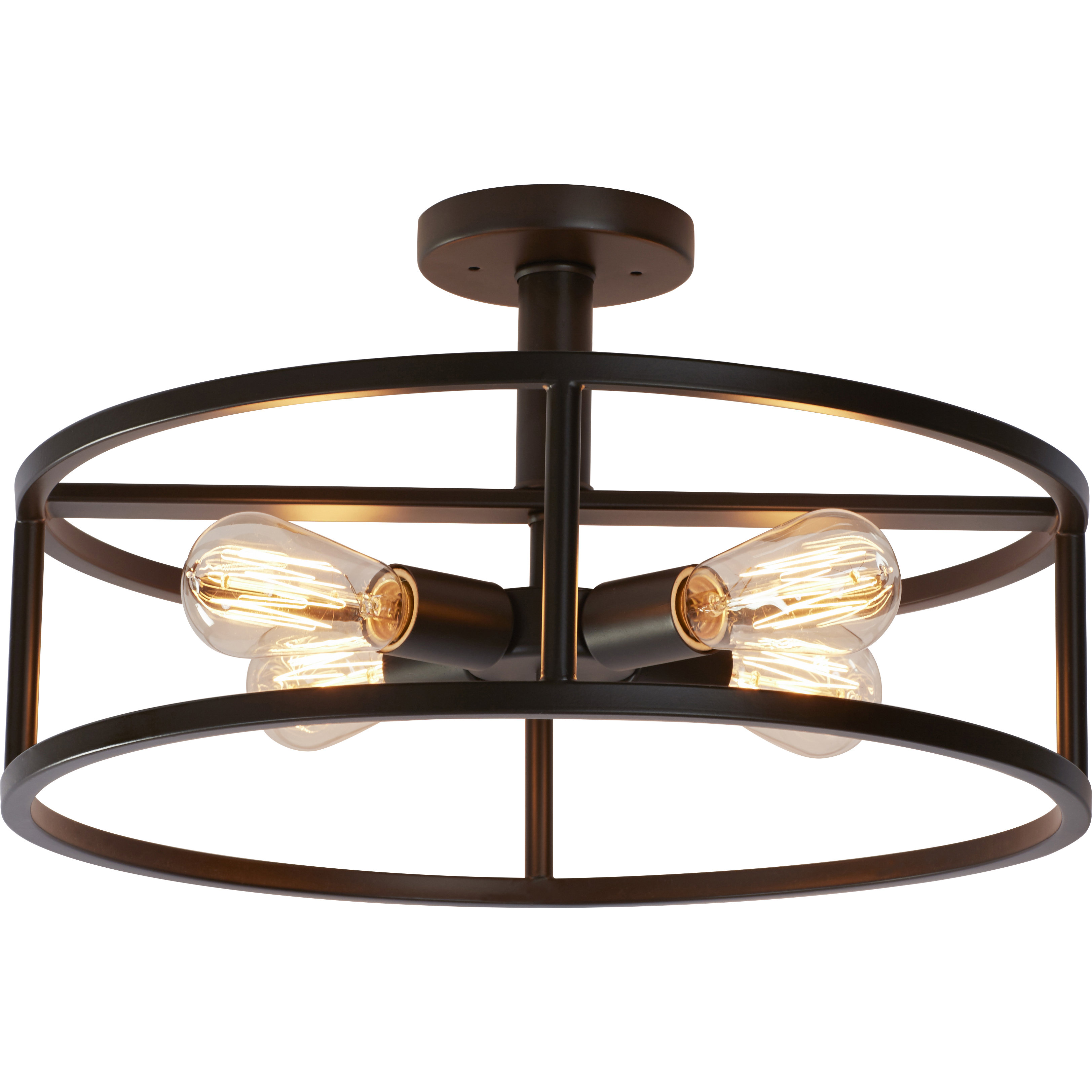 4 Light Flush Mount