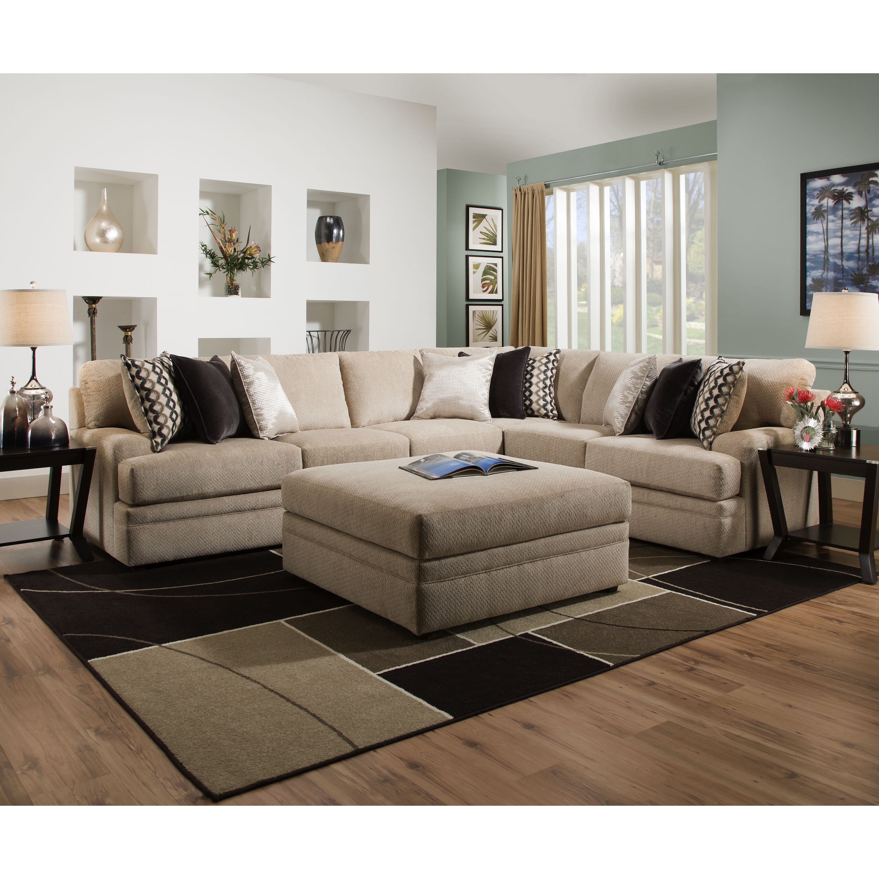 Brayden Studio Simmons Upholstery Hypnos Sectional | Wayfair