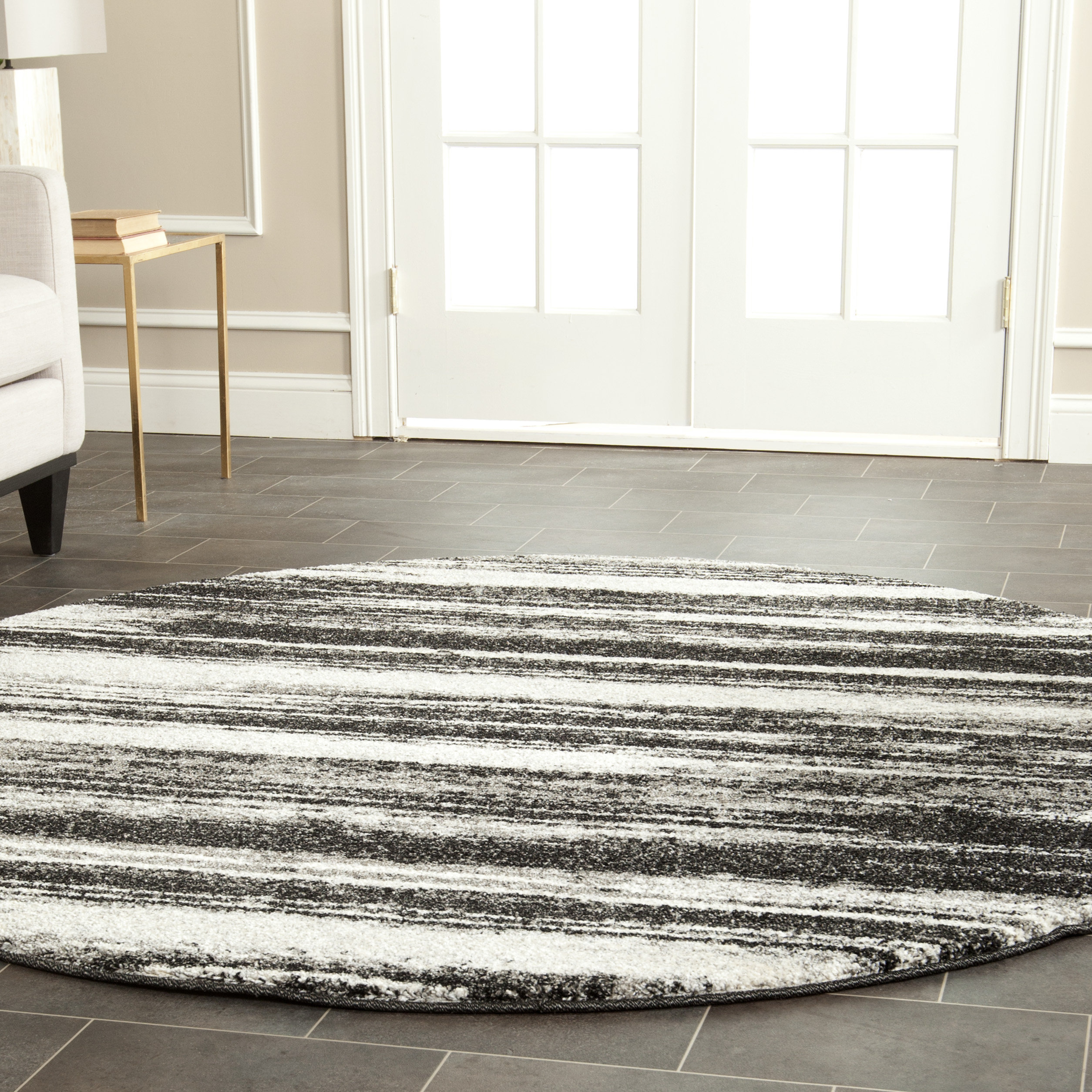 Brayden Studio Tesch Dark Grey & Light Grey Area Rug & Reviews Wayfair