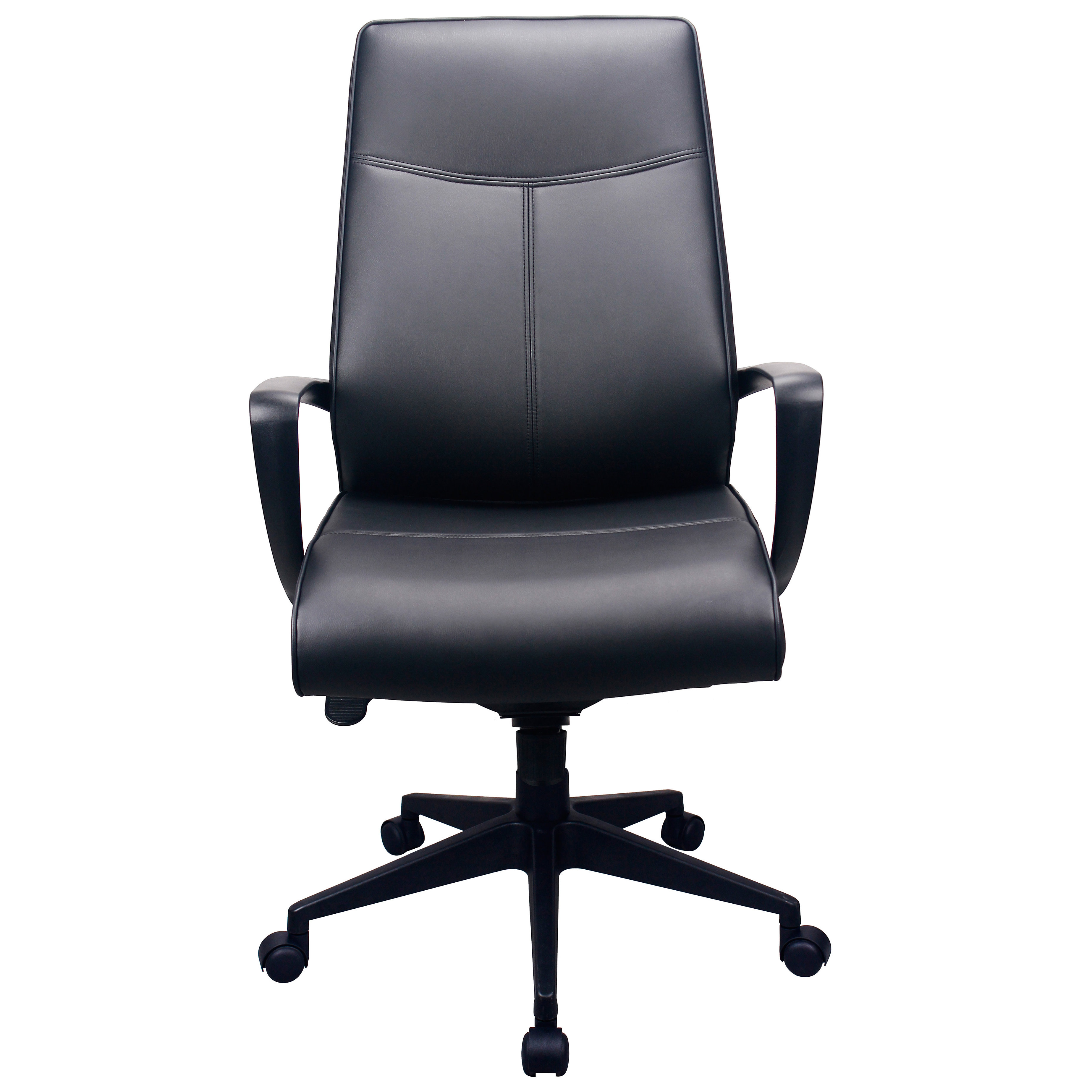 Tempur-Pedic High-Back Leather Executive Office Chair with Arms | Wayfair