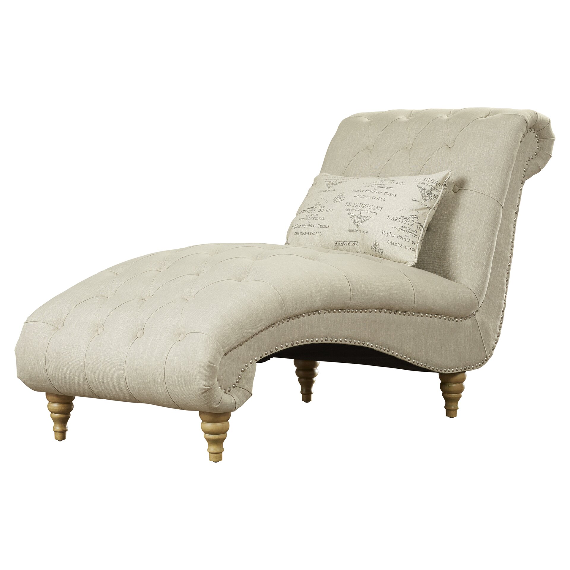 Lark Manor Versailles Living Room Chaise Lounge & Reviews 