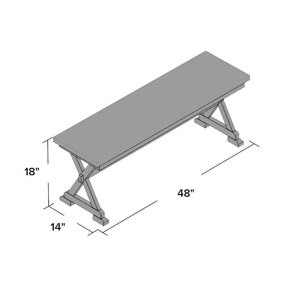 Lark Manor Lia Wood Kitchen Bench & Reviews Wayfair