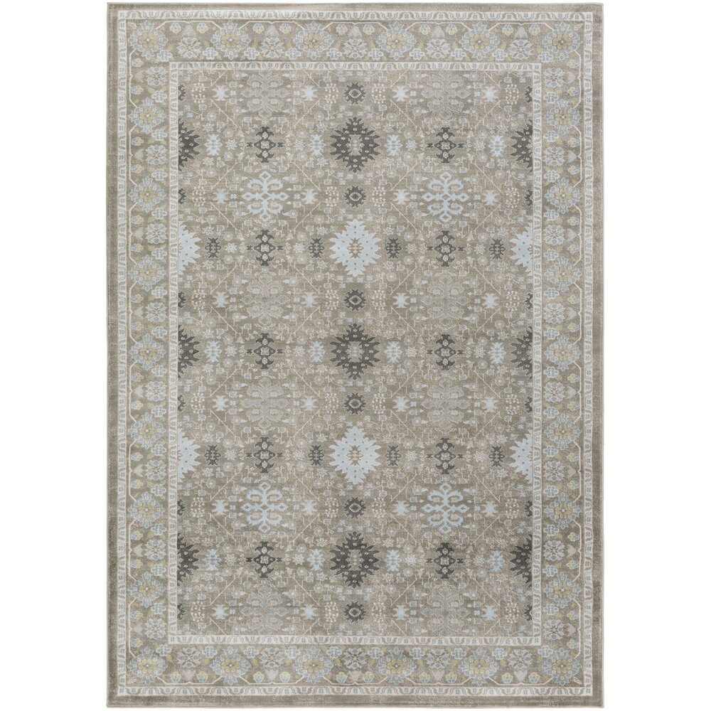 Lark Manor Riviere Gray/Green Area Rug | Wayfair