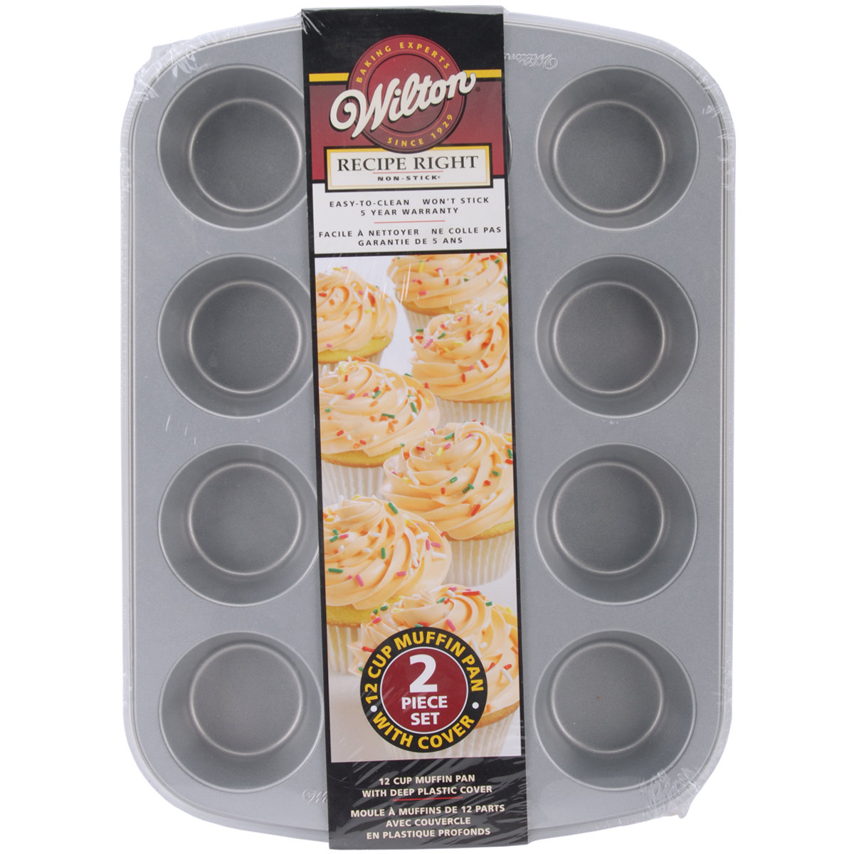 Wilton 2 Piece NonStick 12 Covered Muffin Pan Set Wayfair