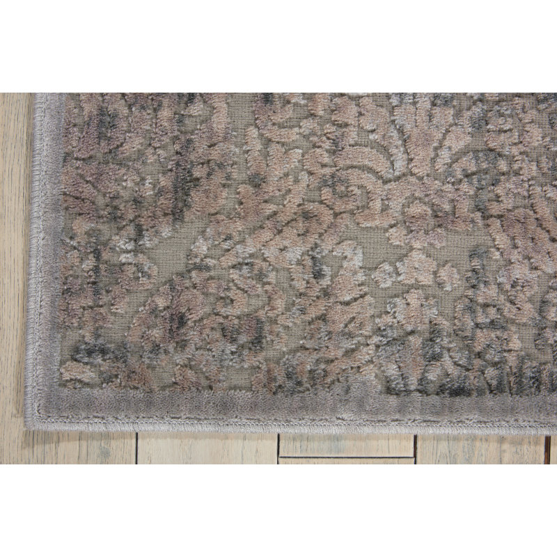 Nourison Graphic Illusions Gray Geometric Area Rug & Reviews Wayfair