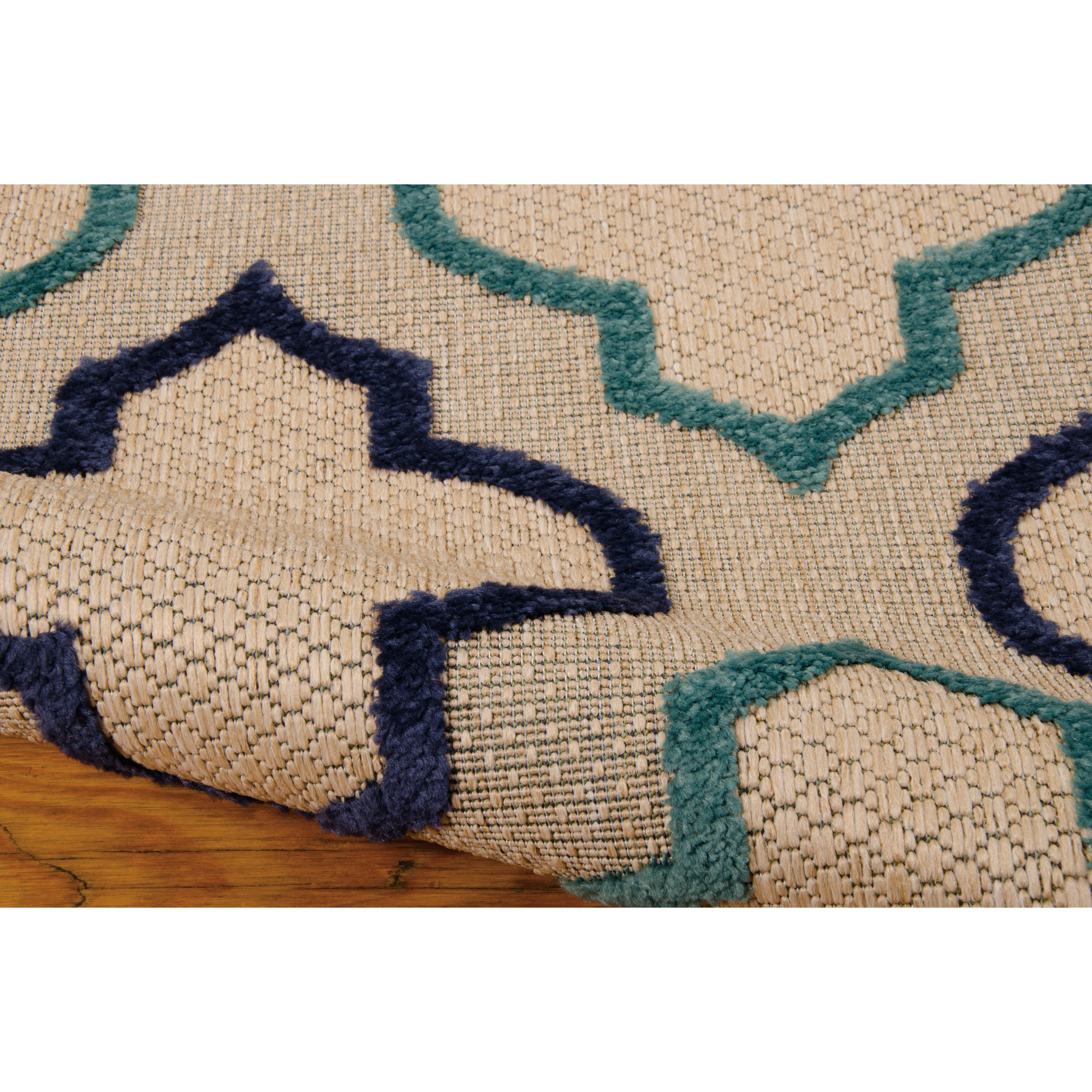 Nourison Aloha Navy Indoor/Outdoor Area Rug & Reviews Wayfair