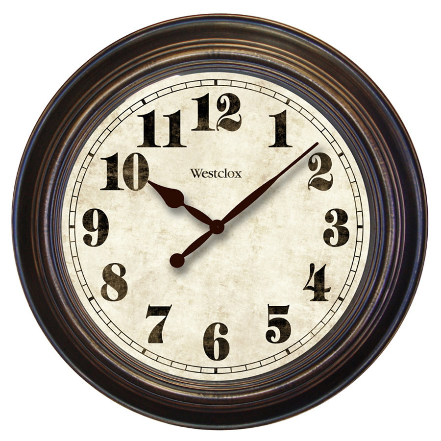 Westclox Oversized 24" Wall Clock & Reviews | Wayfair