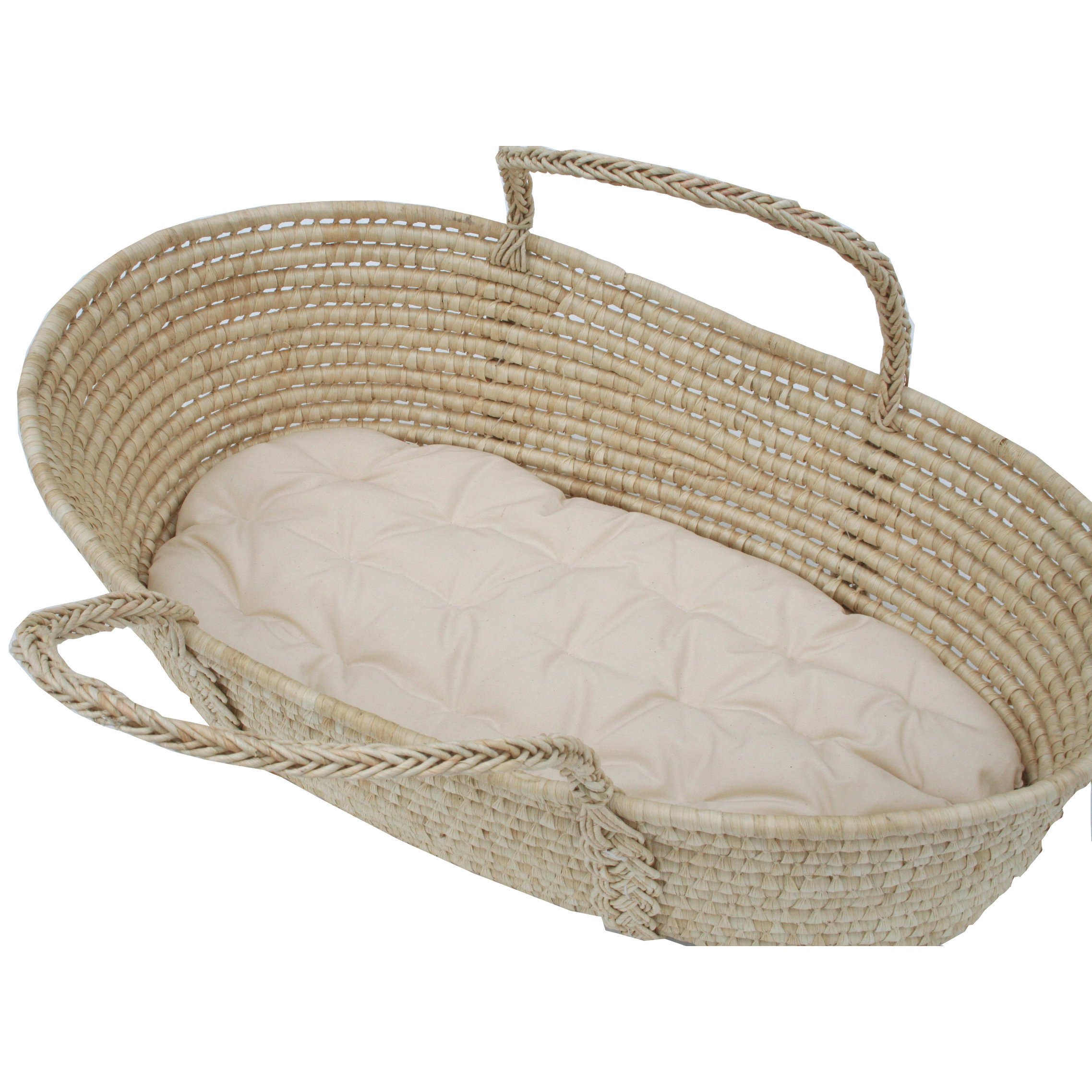 Wendy Anne 27"L Cotton Moses Basket 1.5" Mattress & Reviews