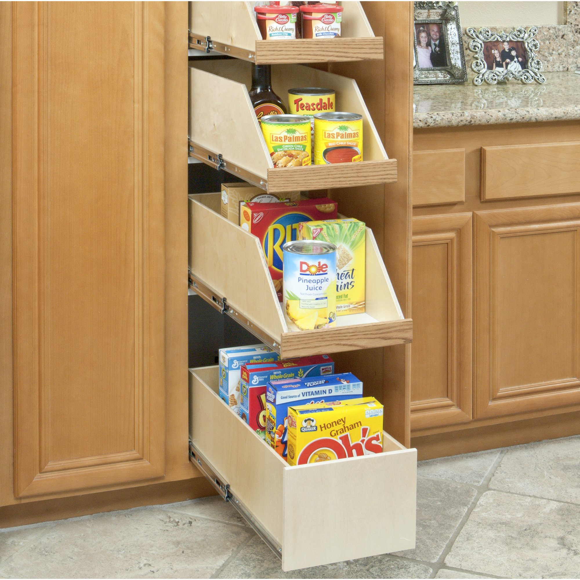 SlideAShelf Full Extension Baltic Birch Box SlideOut Shelf, 21" wide by 18.5" deep by 8.5