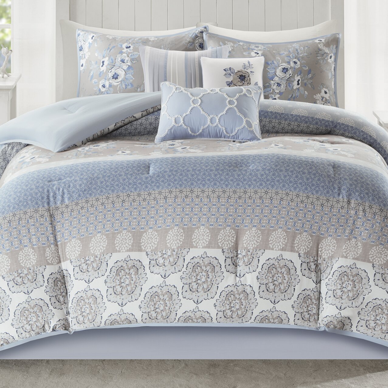 August Grove Tappen 7 Piece Comforter Set & Reviews | Wayfair