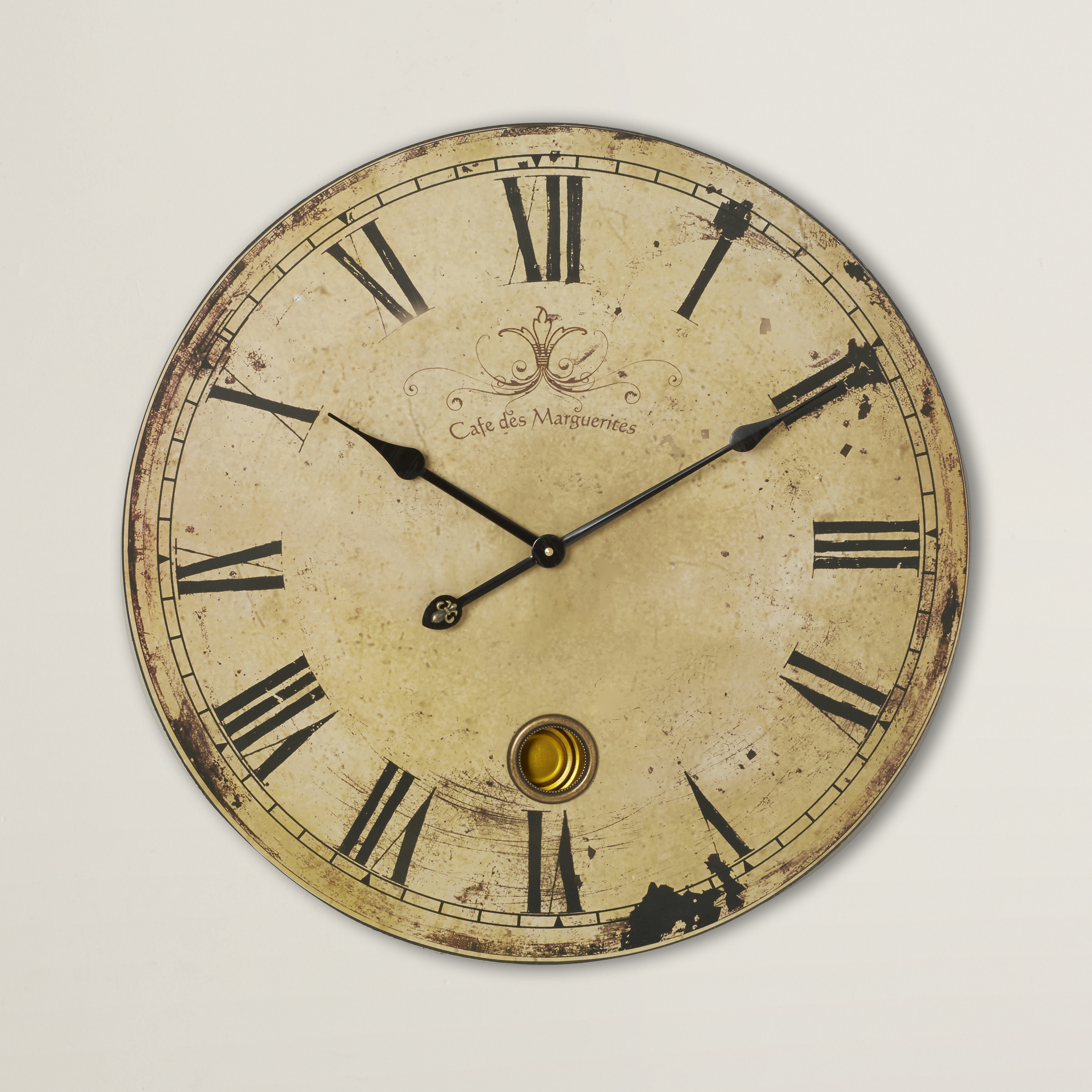 One Allium Way Oversized 23" Pendulum Wall Clock & Reviews Wayfair