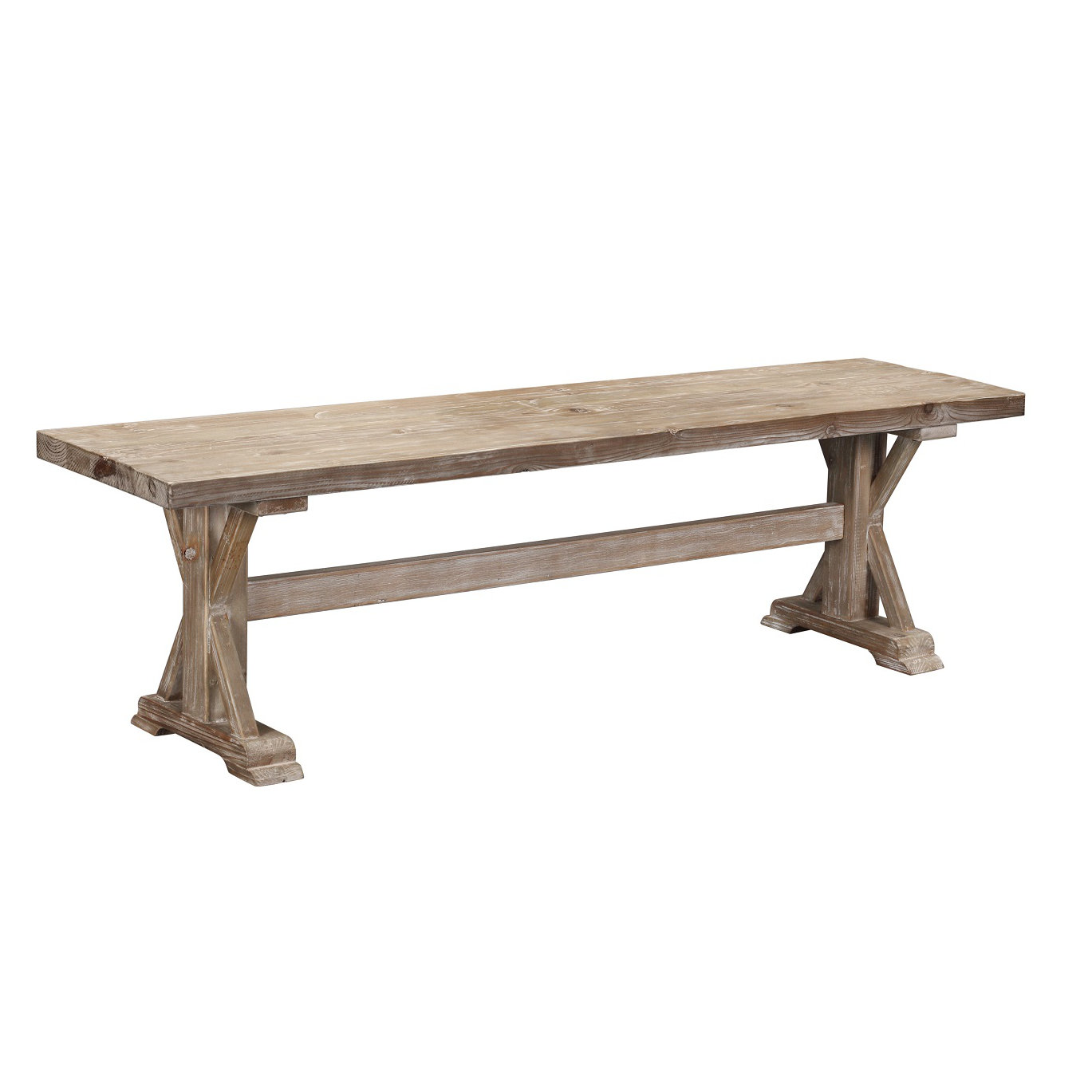 Laurel Foundry Modern Farmhouse Annie Wood Kitchen Bench & Reviews