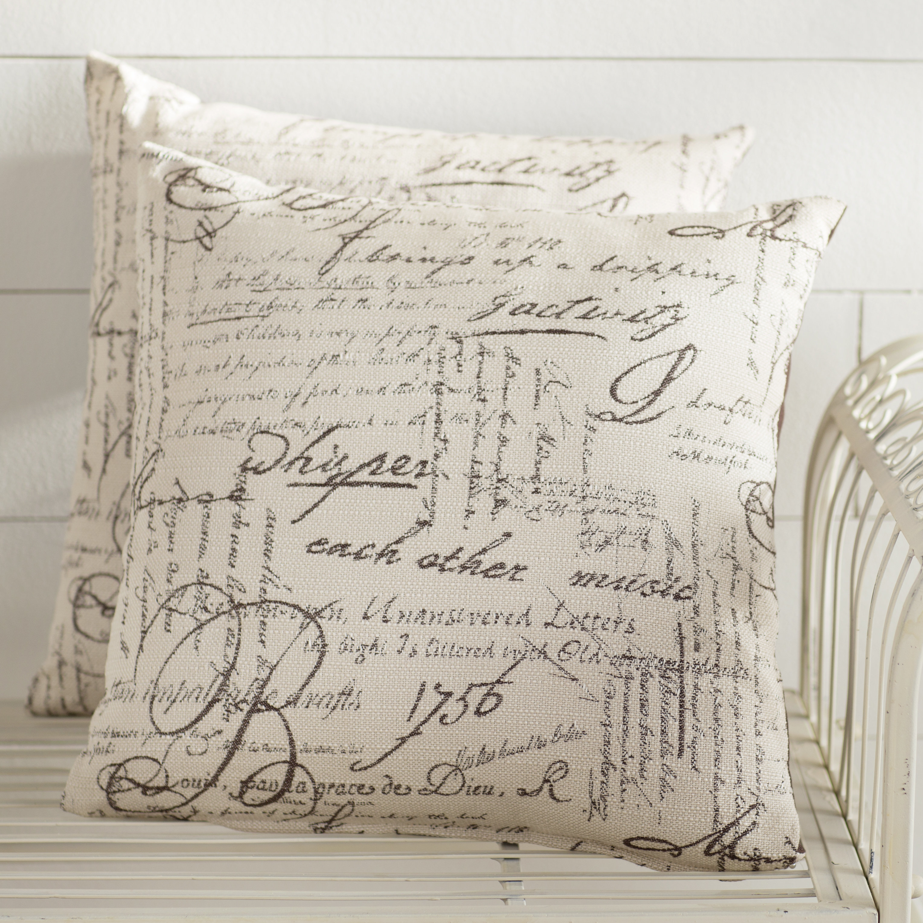 One Allium Way Melba Mocha Knife Edge Throw Pillow & Reviews Wayfair
