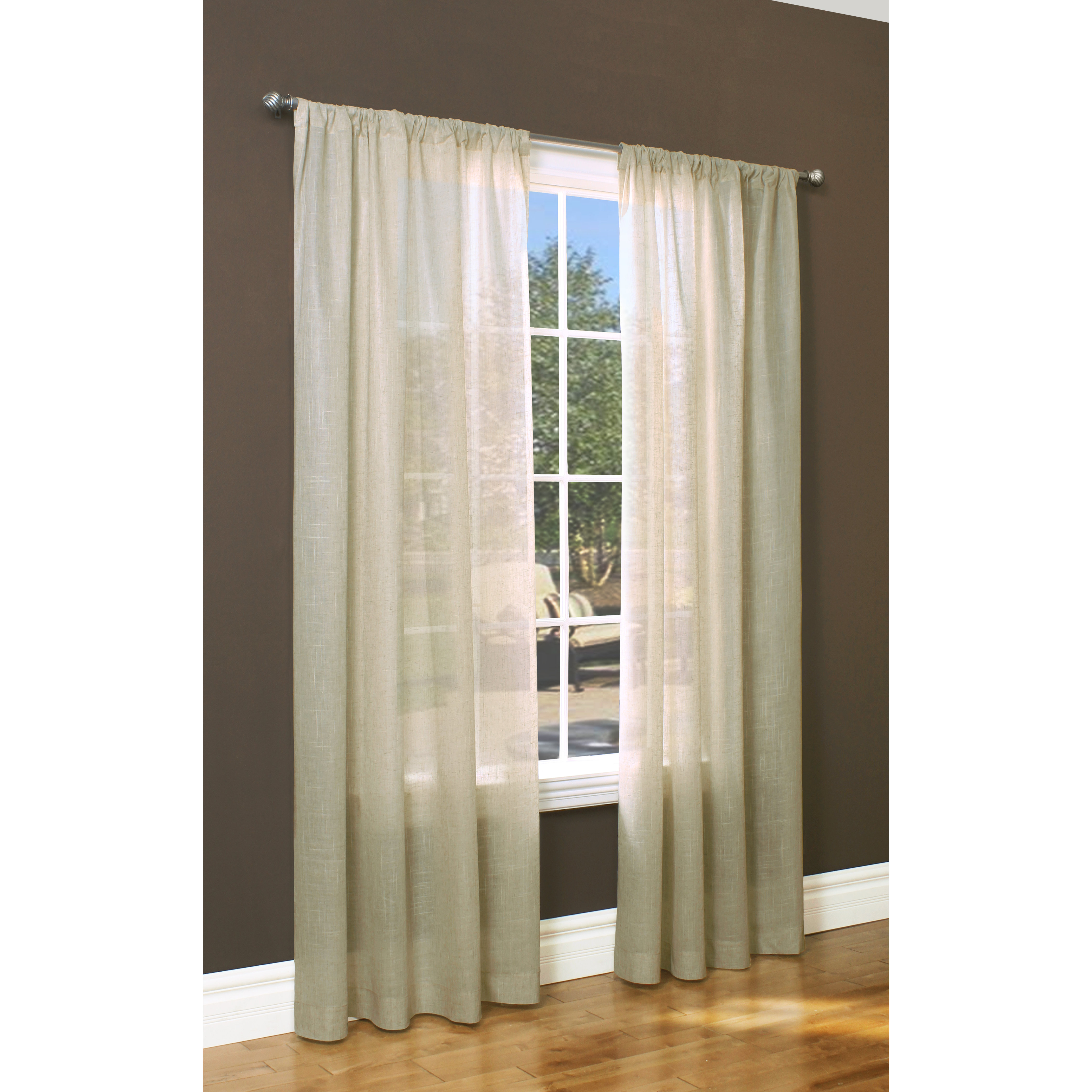 Beachcrest Home Panama City Insulated Rod Pocket Single Curtain Panel