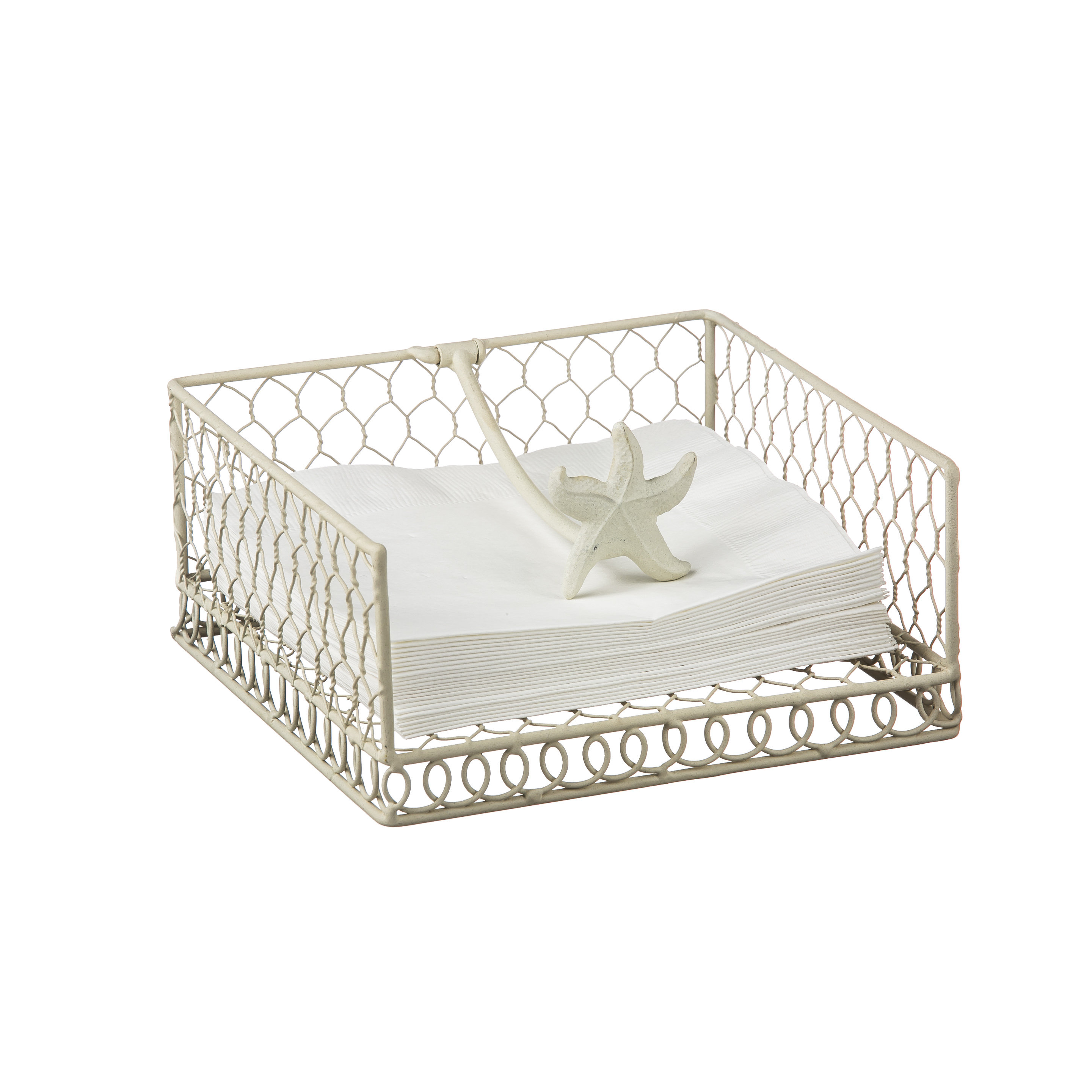 Beachcrest Home Starfish Metal Cocktail Napkin Holder & Reviews Wayfair