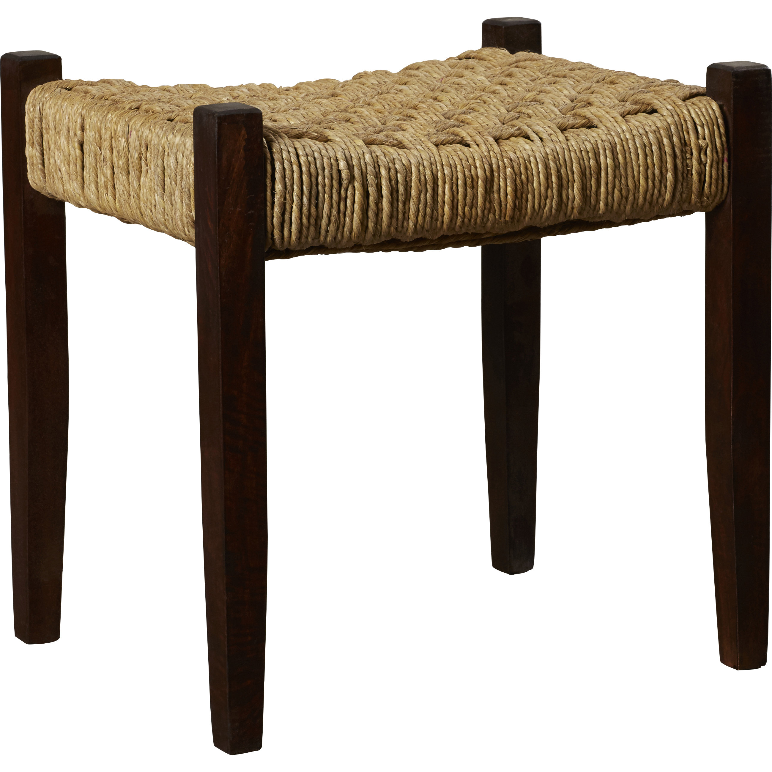 Beachcrest Home Loft Garner Woven Jute Stool & Reviews Wayfair