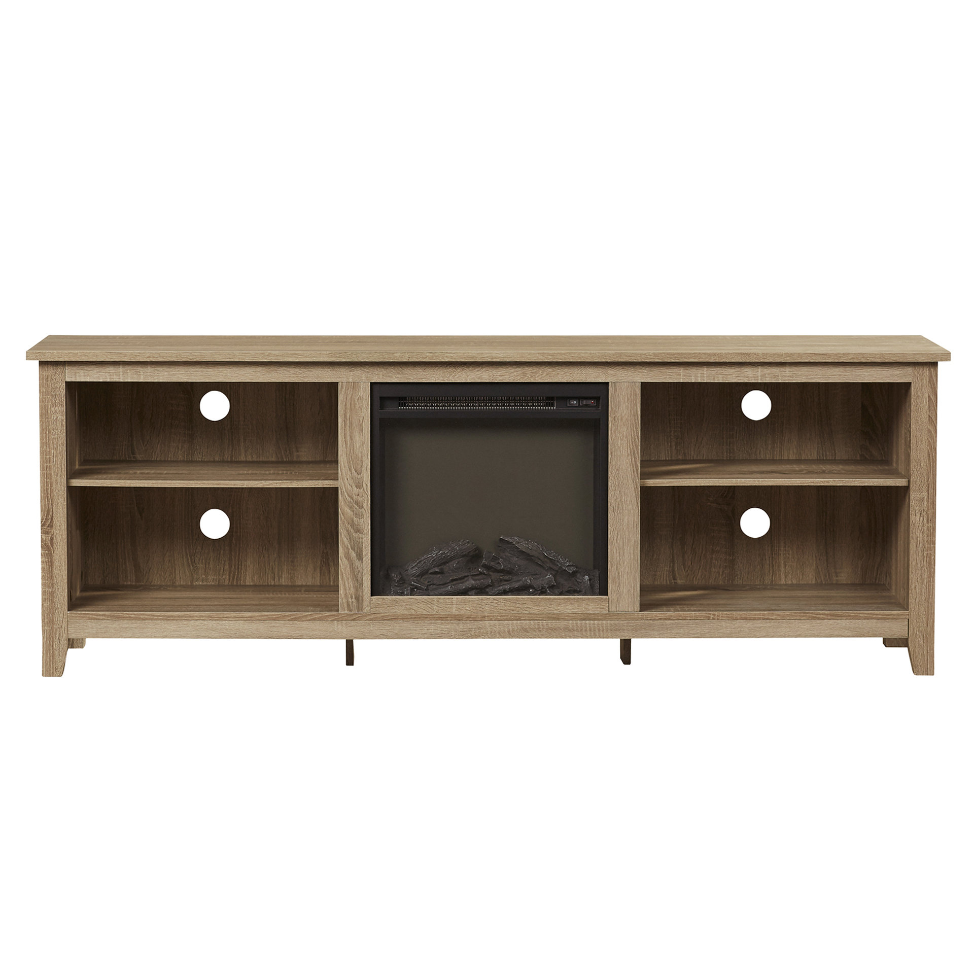 Beachcrest Home Sunbury TV Stand with Electric Fireplace & Reviews