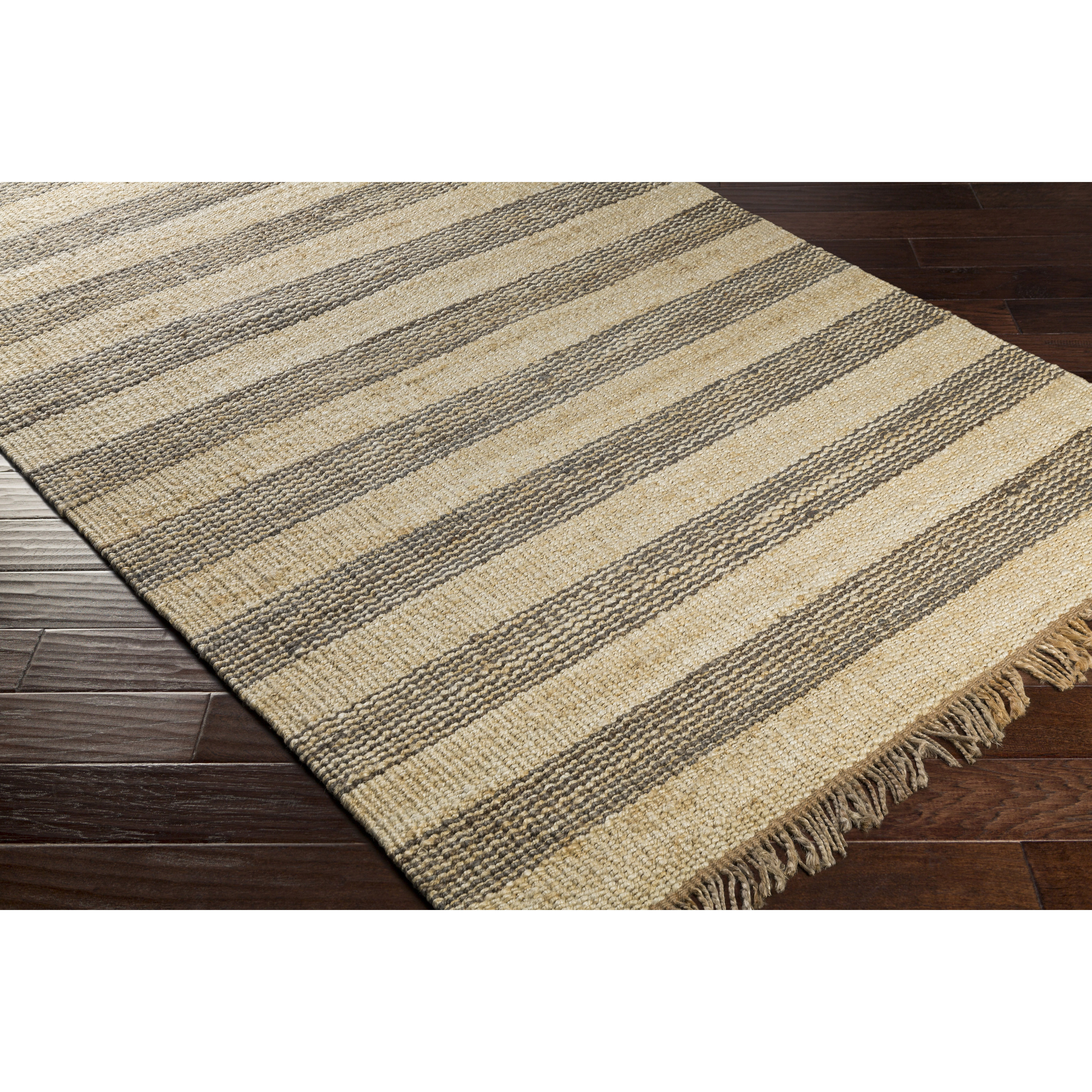 Beachcrest Home Grant HandWoven Gray/Neutral Area Rug Wayfair