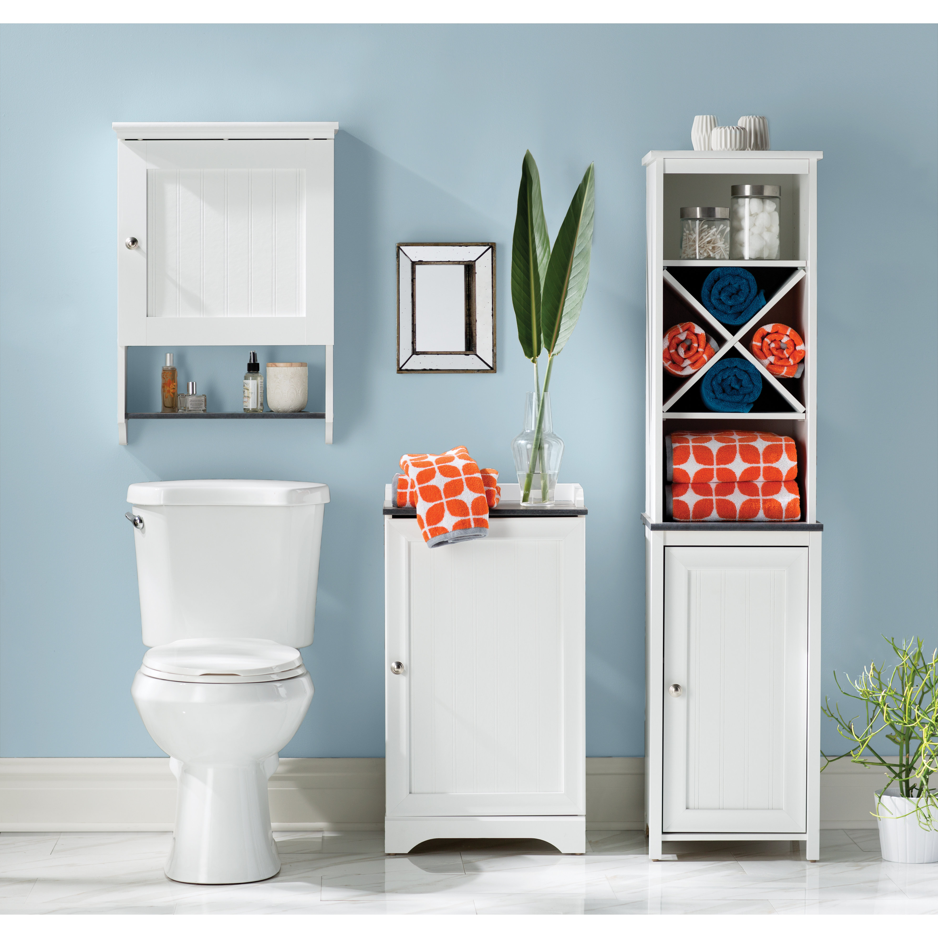 Beachcrest Home Gulf 60.63" Free Standing Linen Tower & Reviews Wayfair