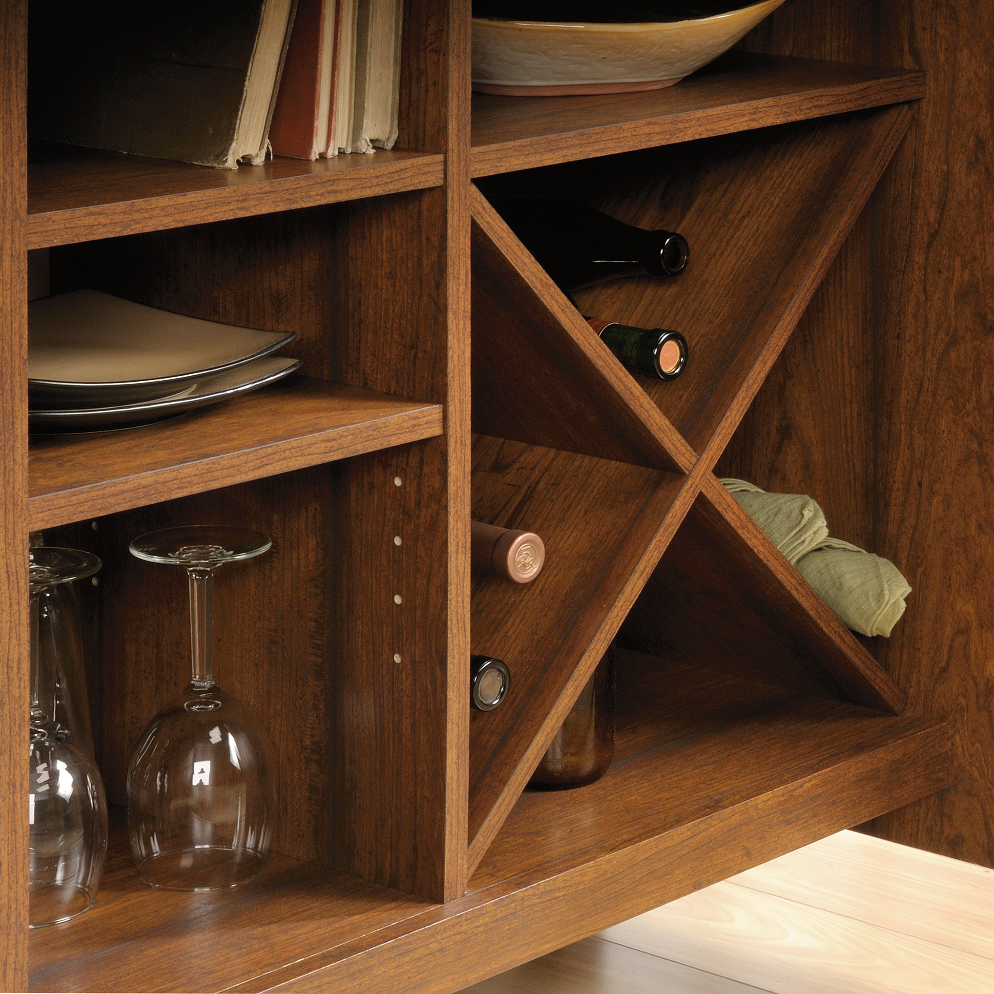 Loon Peak Newdale Kitchen Island with Faux Marble Top & Reviews Wayfair