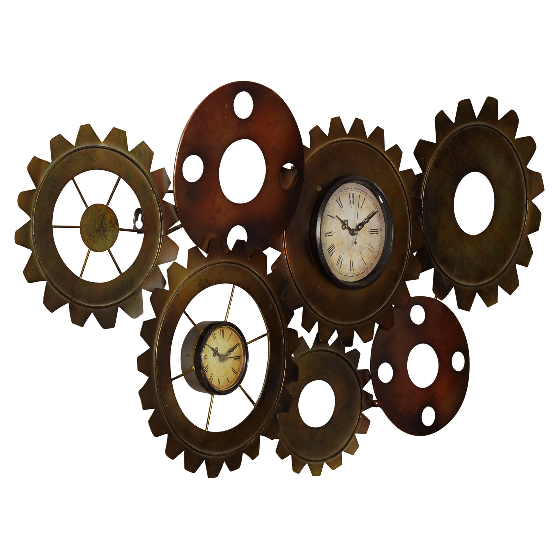 Trent Austin Design Fulton Metal Gears Wall Clock & Reviews Wayfair