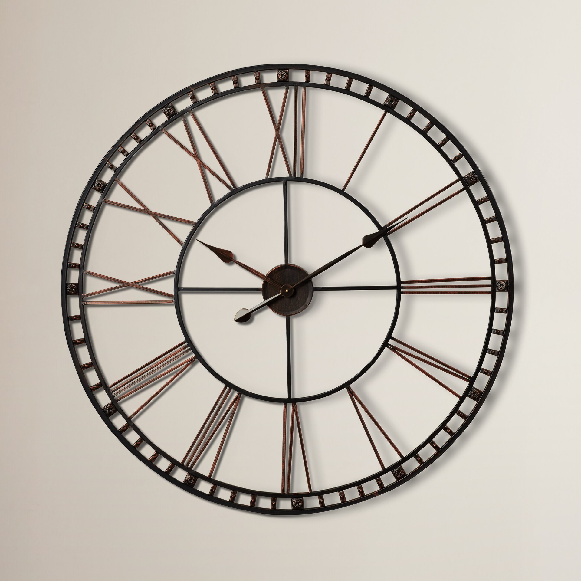 Trent Austin Design Methuen Oversized 39" XXL Wall Clock & Reviews