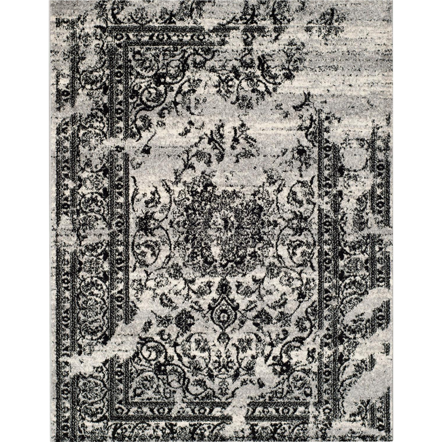 Trent Austin Design Costa Mesa Silver/Black Area Rug & Reviews Wayfair.ca