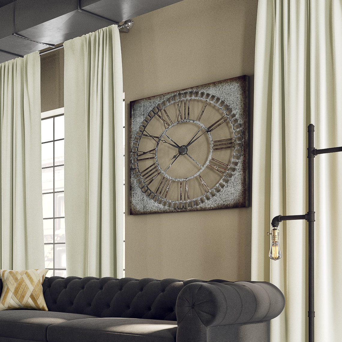 Trent Austin Design Troy Wall Clock Reviews Wayfair