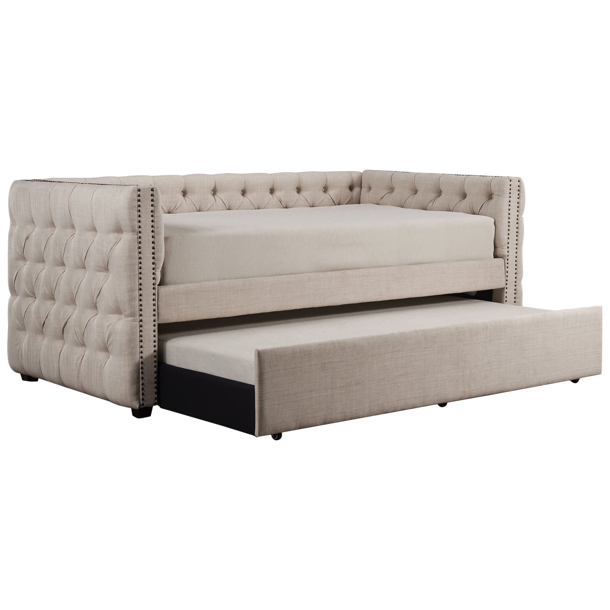 House of Hampton Ghislain Daybed with Trundle & Reviews | Wayfair.ca
