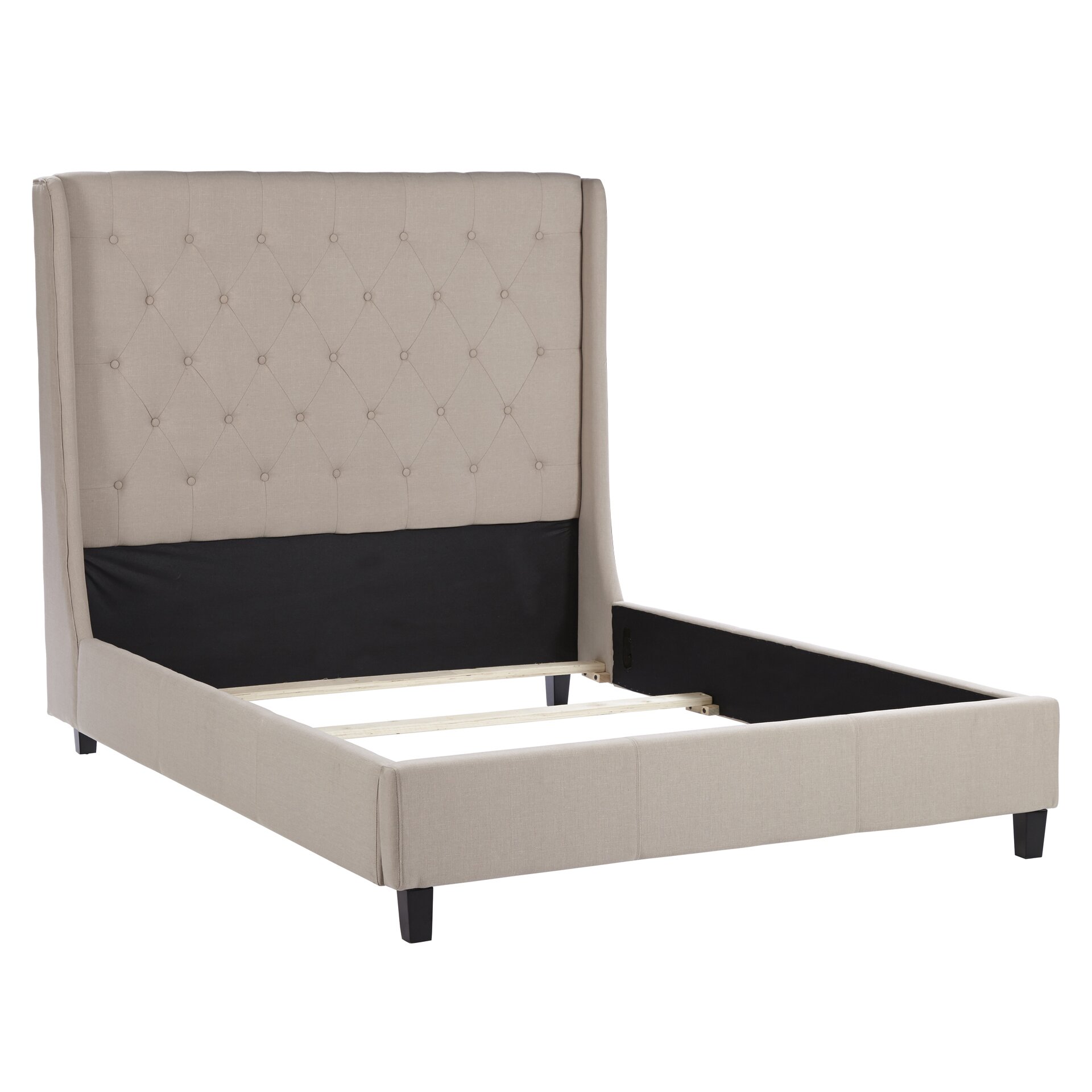 House Of Hampton Panel Upholstered Bed & Reviews | Wayfair