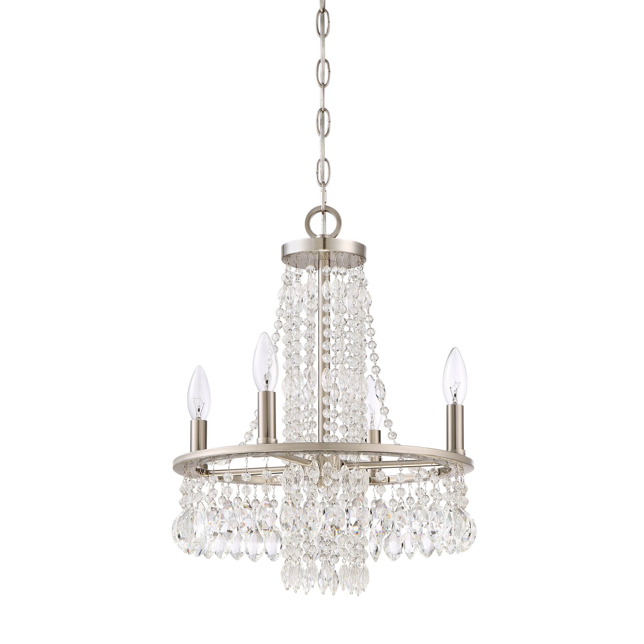 House of Hampton Eleanor 4 Light Crystal Chandelier | Wayfair