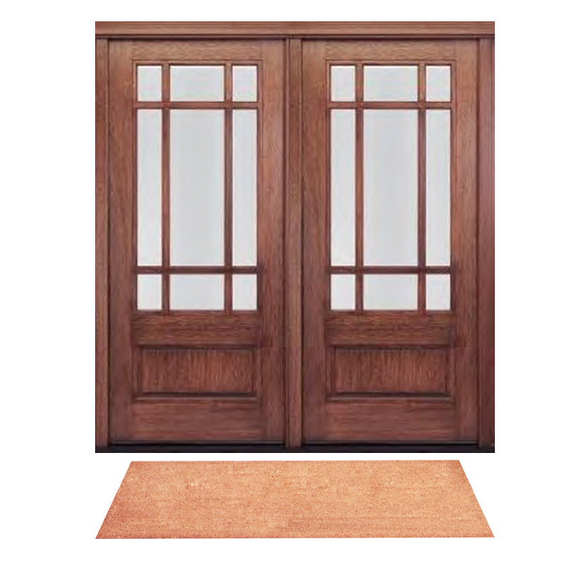 US Cocoa Mat DeCoir Solid Double Door Doormat & Reviews Wayfair