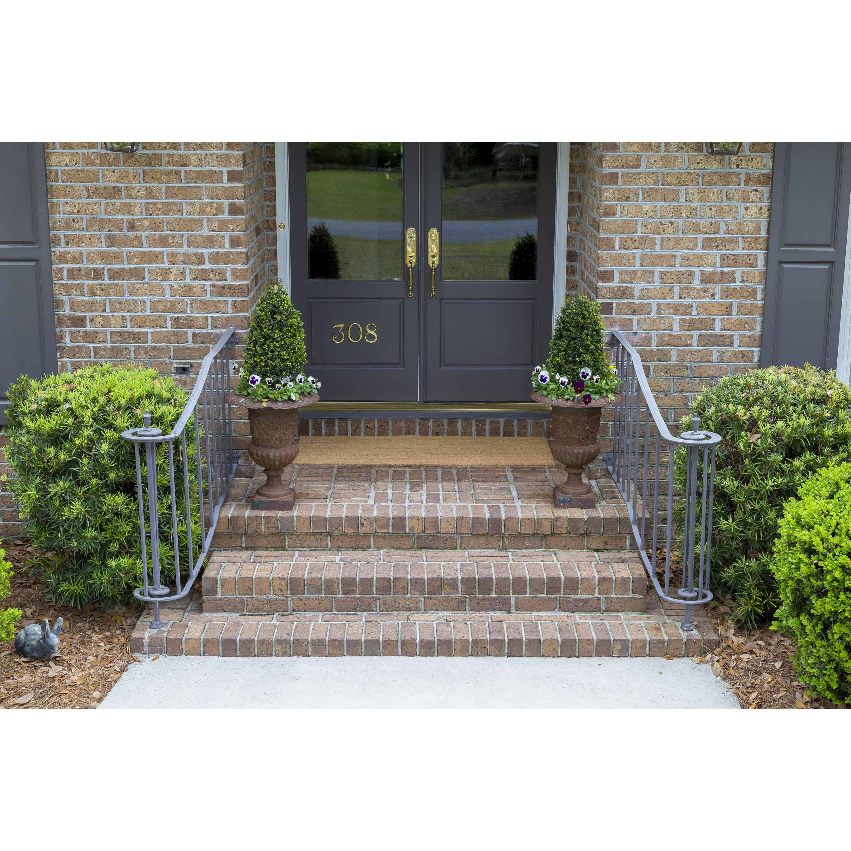 US Cocoa Mat DeCoir Solid Double Door Doormat & Reviews Wayfair