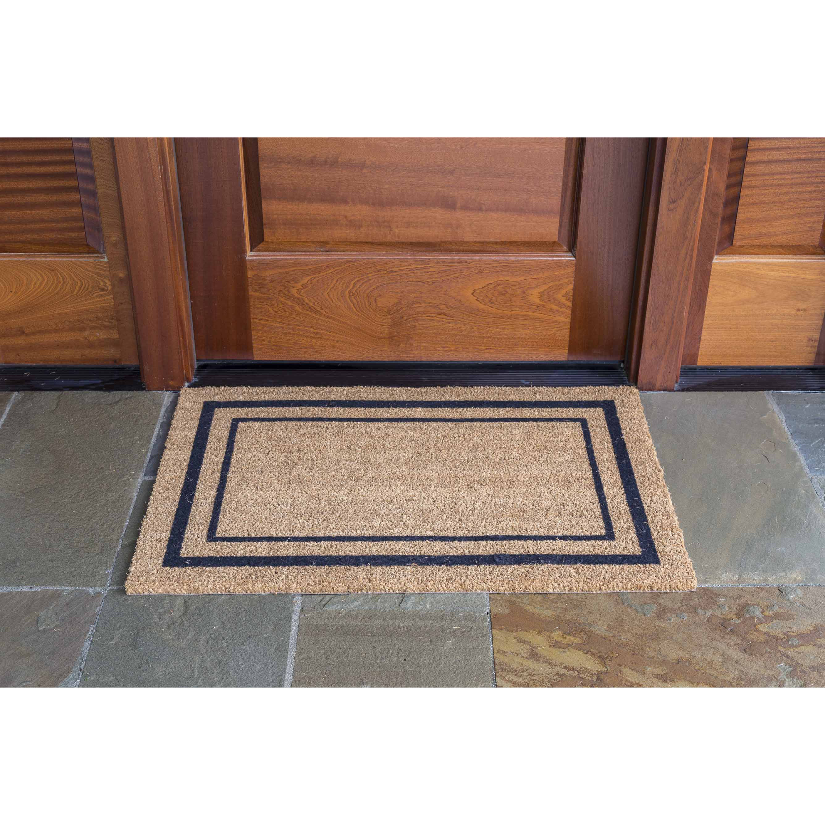 US Cocoa Mat DeCoir Classic Border Doormat & Reviews Wayfair