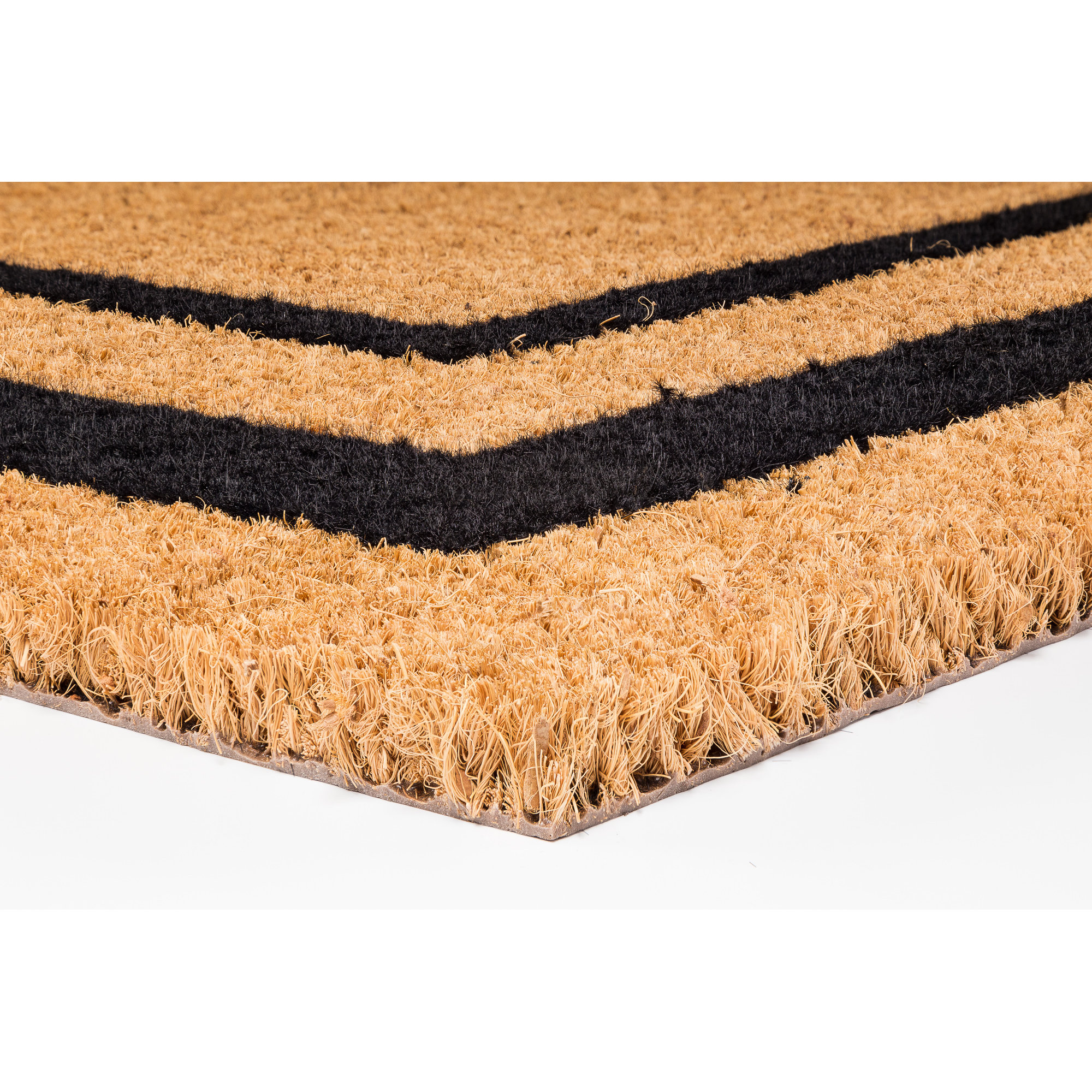 US Cocoa Mat DeCoir Classic Border Double Door Doormat & Reviews Wayfair
