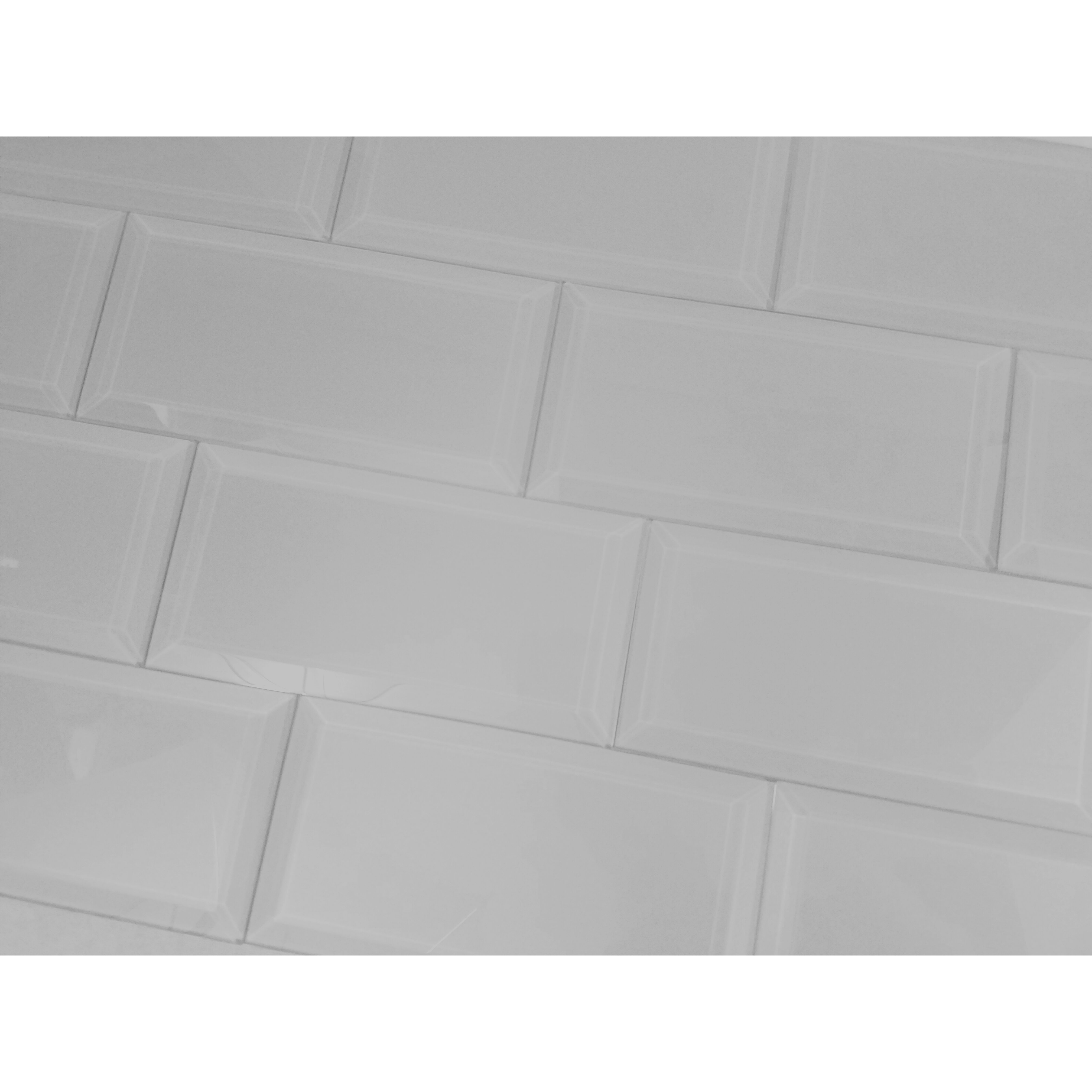 Abolos Frosted Elegance 3 X 6 Glass Subway Tile In Glossy Gray Wayfair