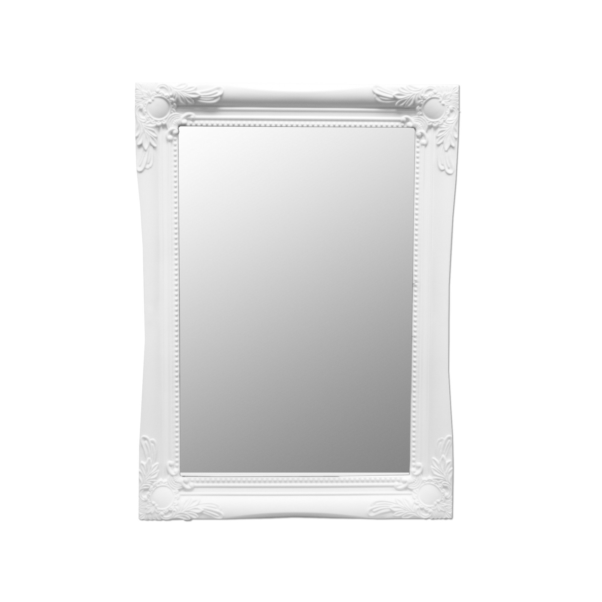 KoleImports Vintage White Rectangular Mirror & Reviews Wayfair