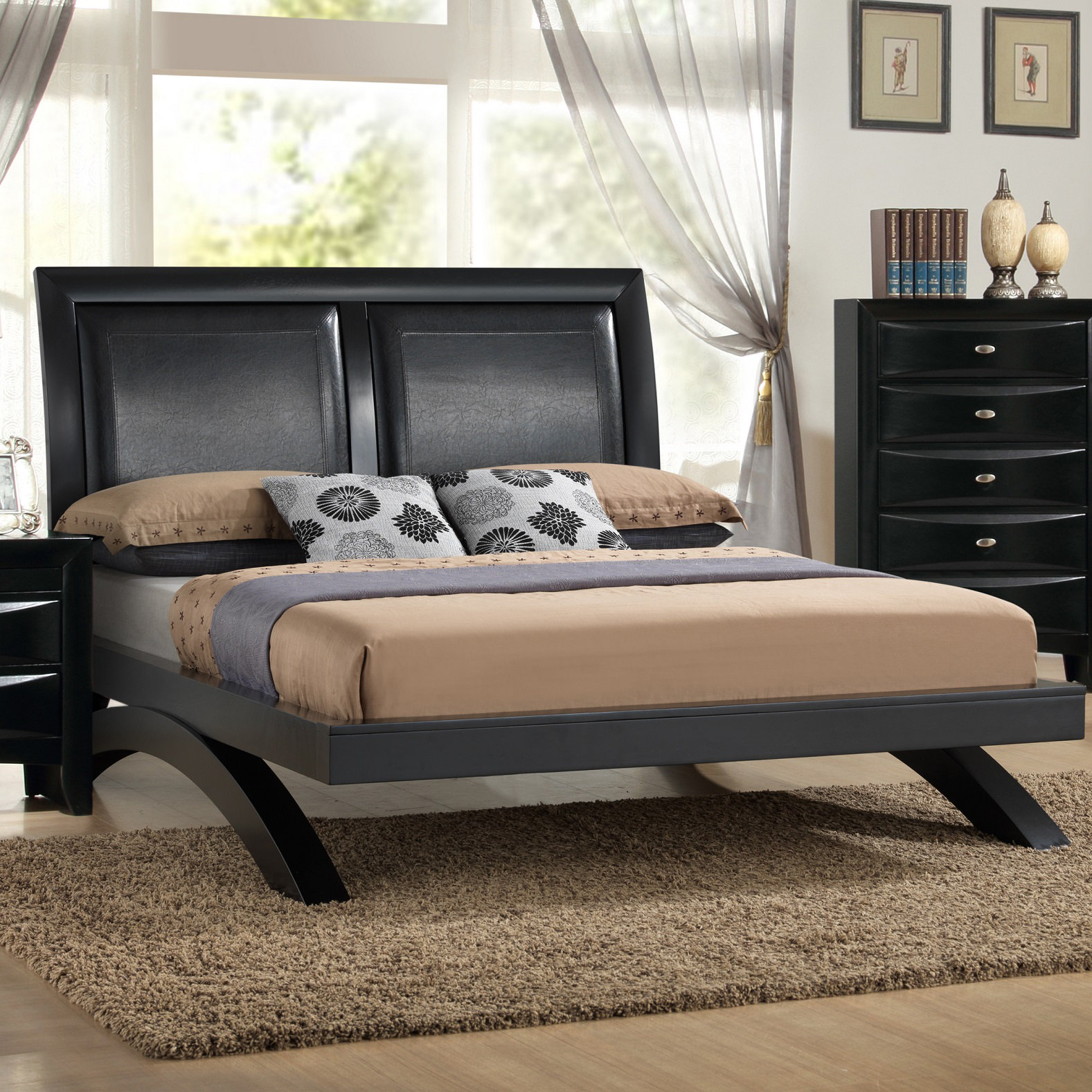 Roundhill Furniture Blemerey 6 Piece Platform Bedroom Set Wayfair