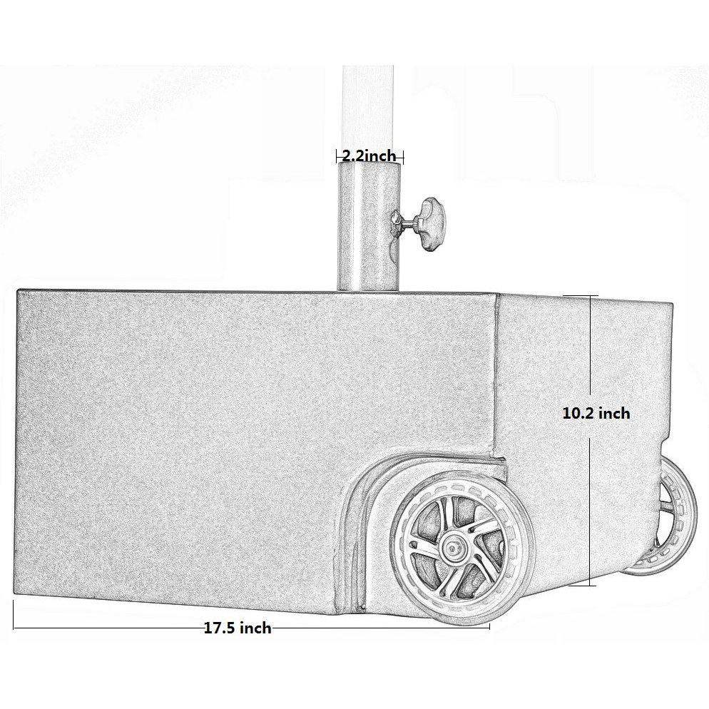 Abba Patio Stainless Steel Umbrella Base/Planter Wayfair