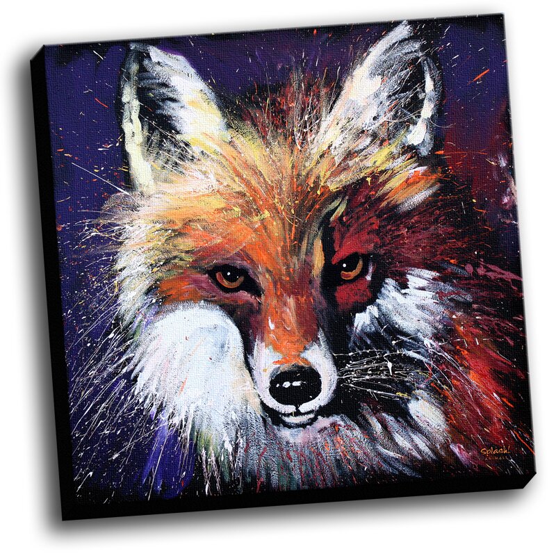 Picture It On Canvas 'red Fox' Painting Print On Canvas 