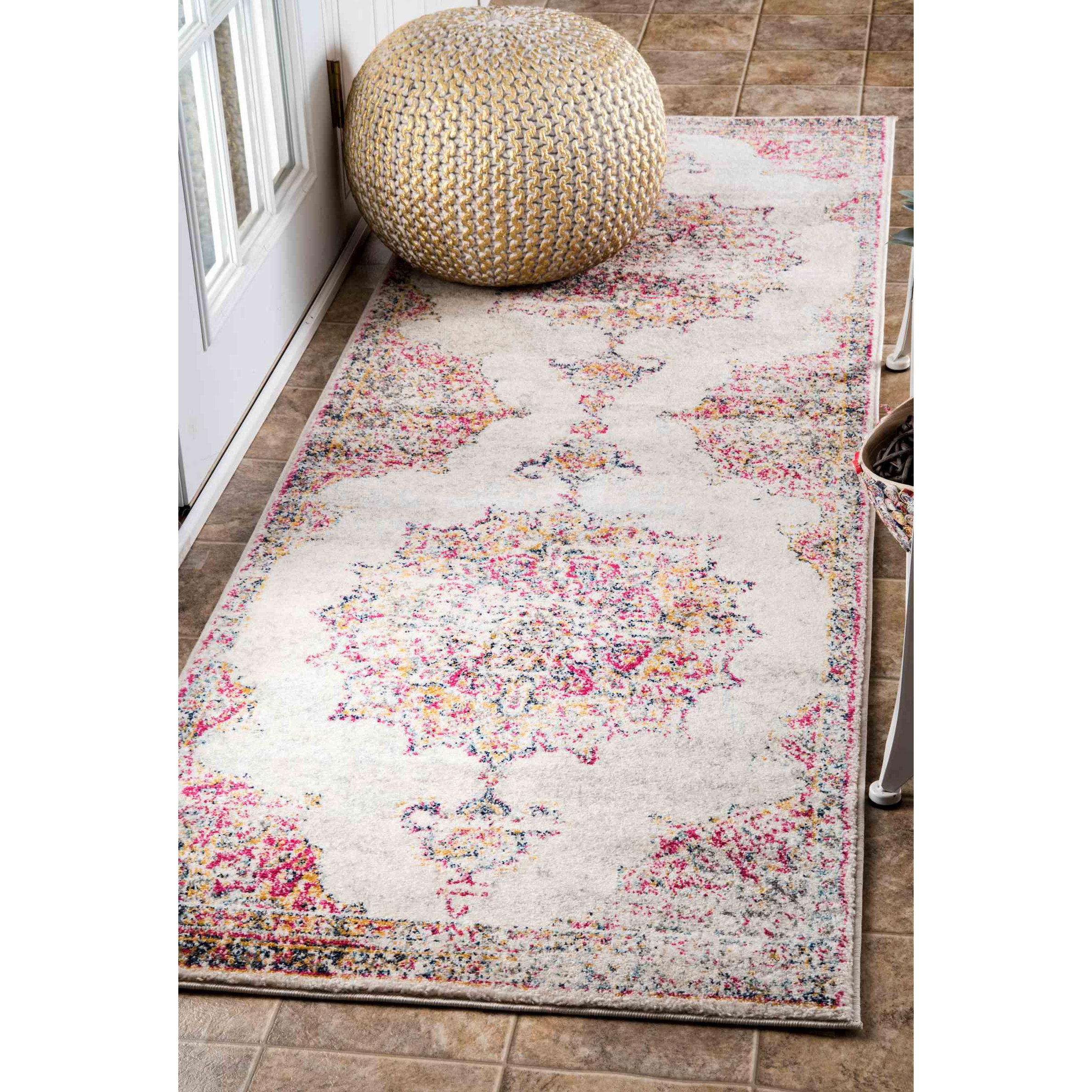 Bungalow Rose Angels Pink/Beige Area Rug & Reviews Wayfair