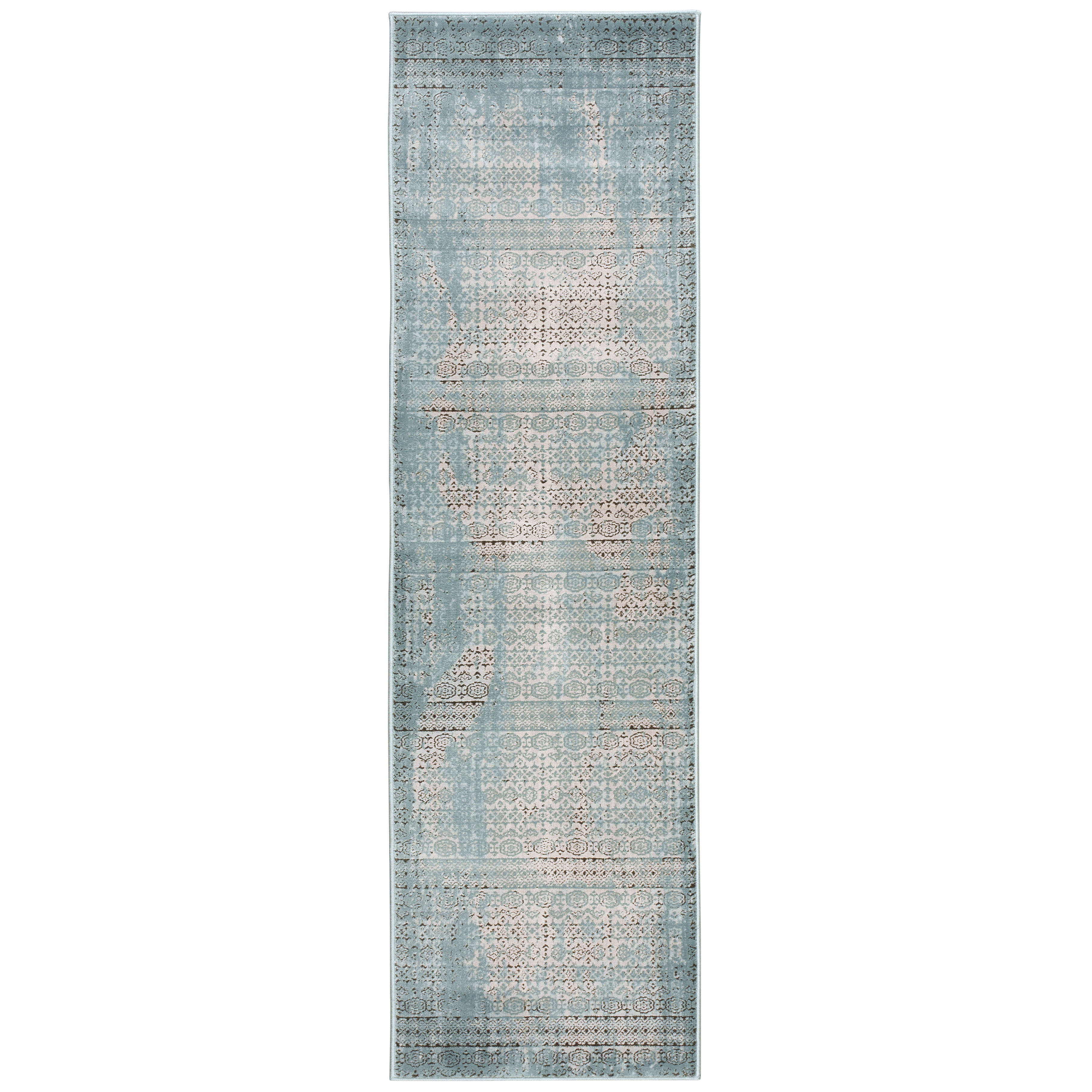 Bungalow Rose Saliba Blue Area Rug & Reviews Wayfair.ca