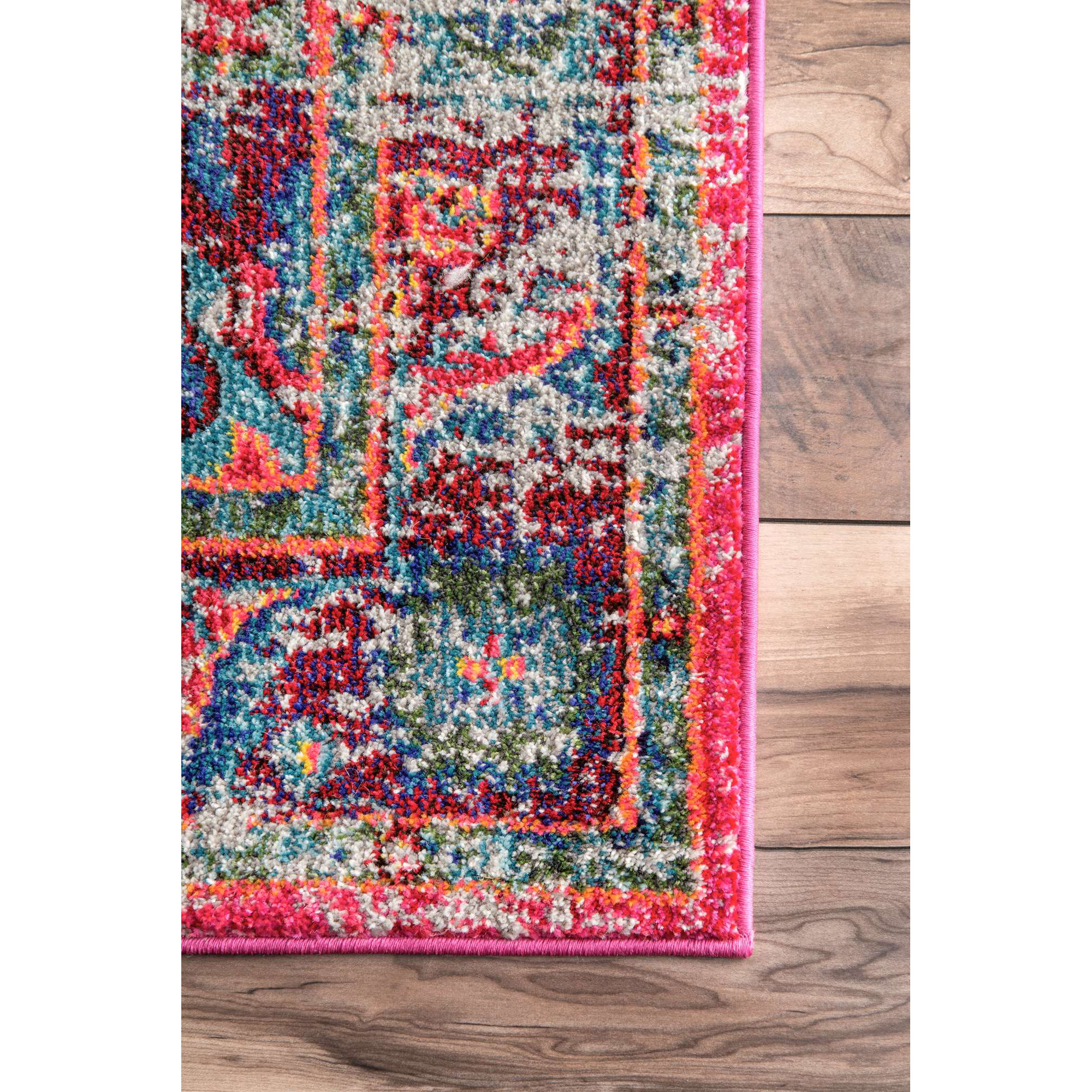 Bungalow Rose Loughlam Pink Area Rug & Reviews Wayfair